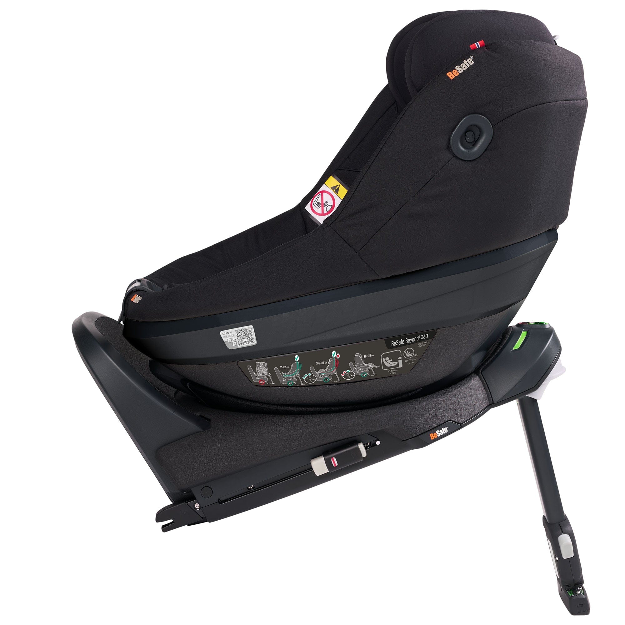 BeSafe combination car seats BeSafe Beyond 2 360 Complete Bundle - Black Cab 15498-BLK-CAB-2