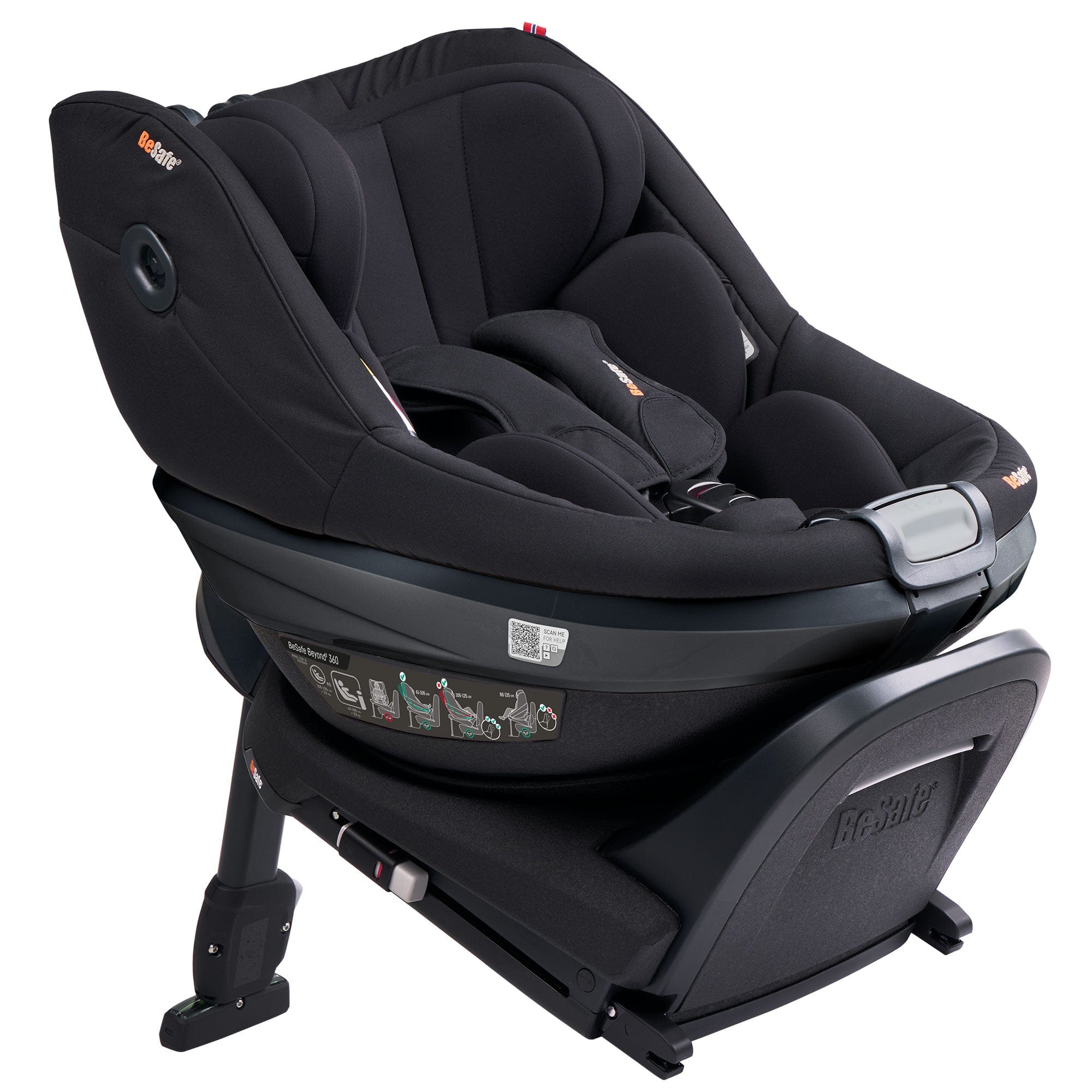 BeSafe combination car seats BeSafe Beyond 2 360 Complete Bundle - Black Cab 15498-BLK-CAB-2