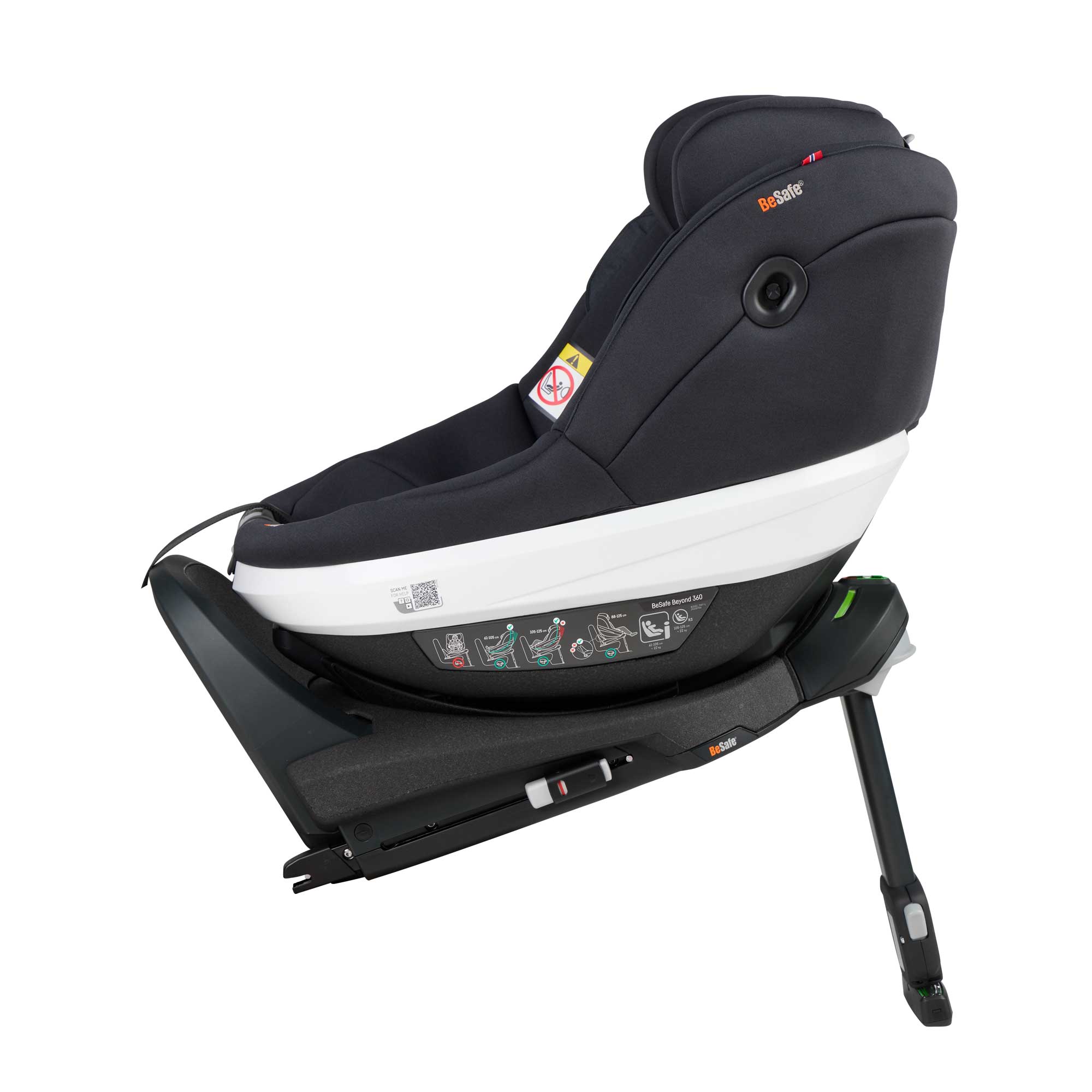 BeSafe combination car seats BeSafe Beyond 360 Car Seat & Base in Black Soft Breeze 19302-BlackSoBr-Std
