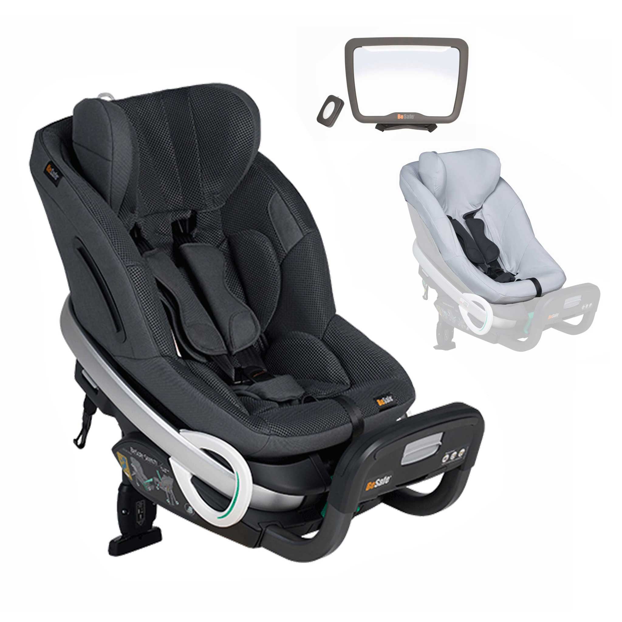 BeSafe combination car seats BeSafe Stretch Car Seat - Anthracite Mesh 19152-STR-AMH-MIR
