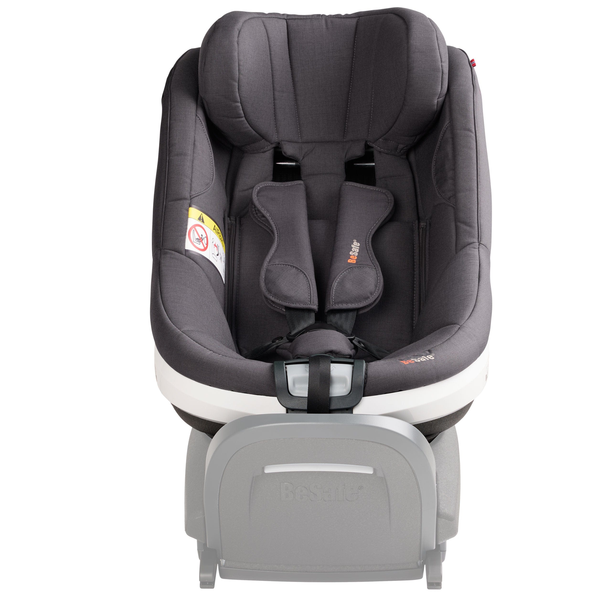 BeSafe Extended Rear Facing Car Seats BeSafe Beyond Car Seat in Dark Grey Melange 1036240-DarkGreyMelange