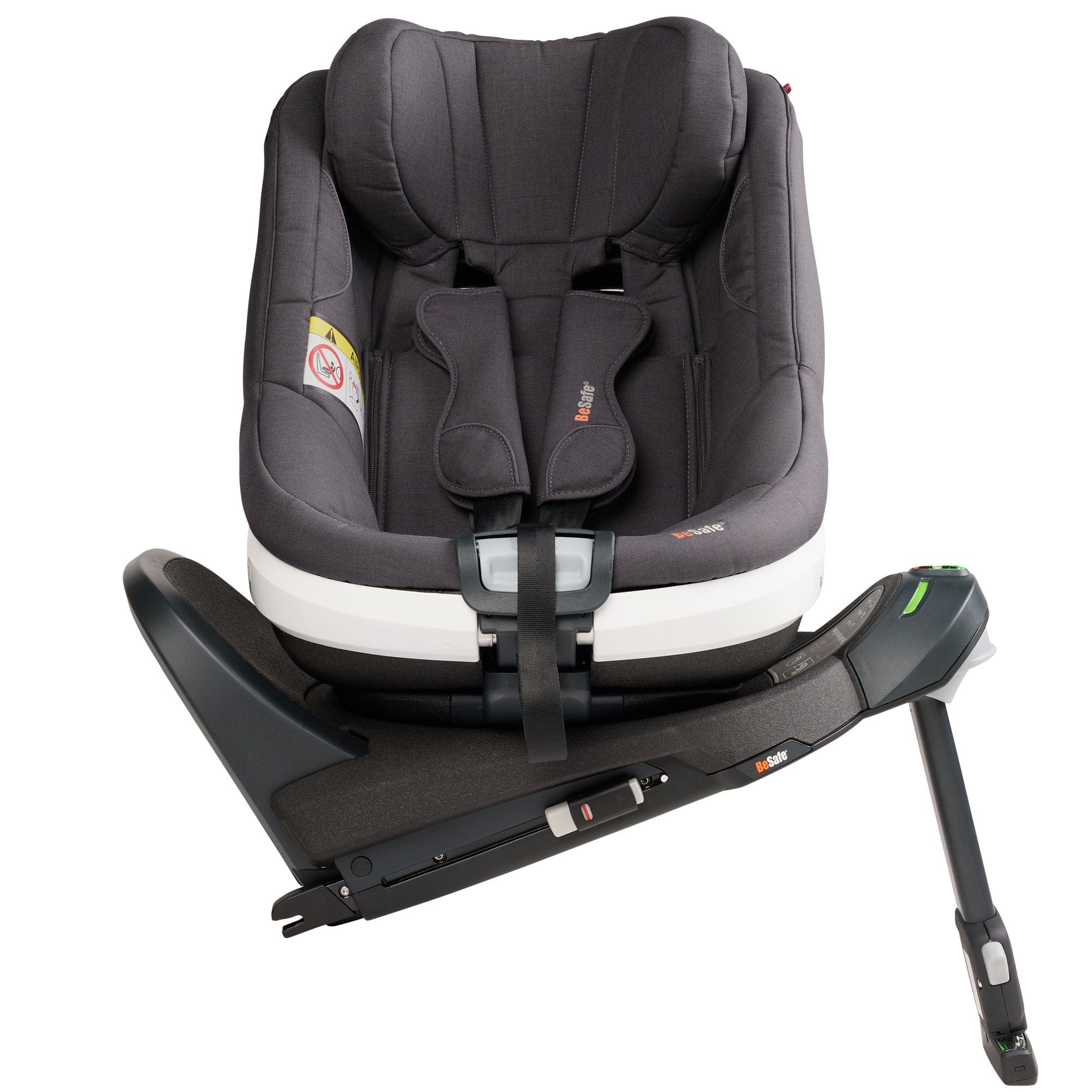BeSafe Extended Rear Facing Car Seats BeSafe Beyond Car Seat & Base in Dark Grey Melange 15487-GRY-MEL