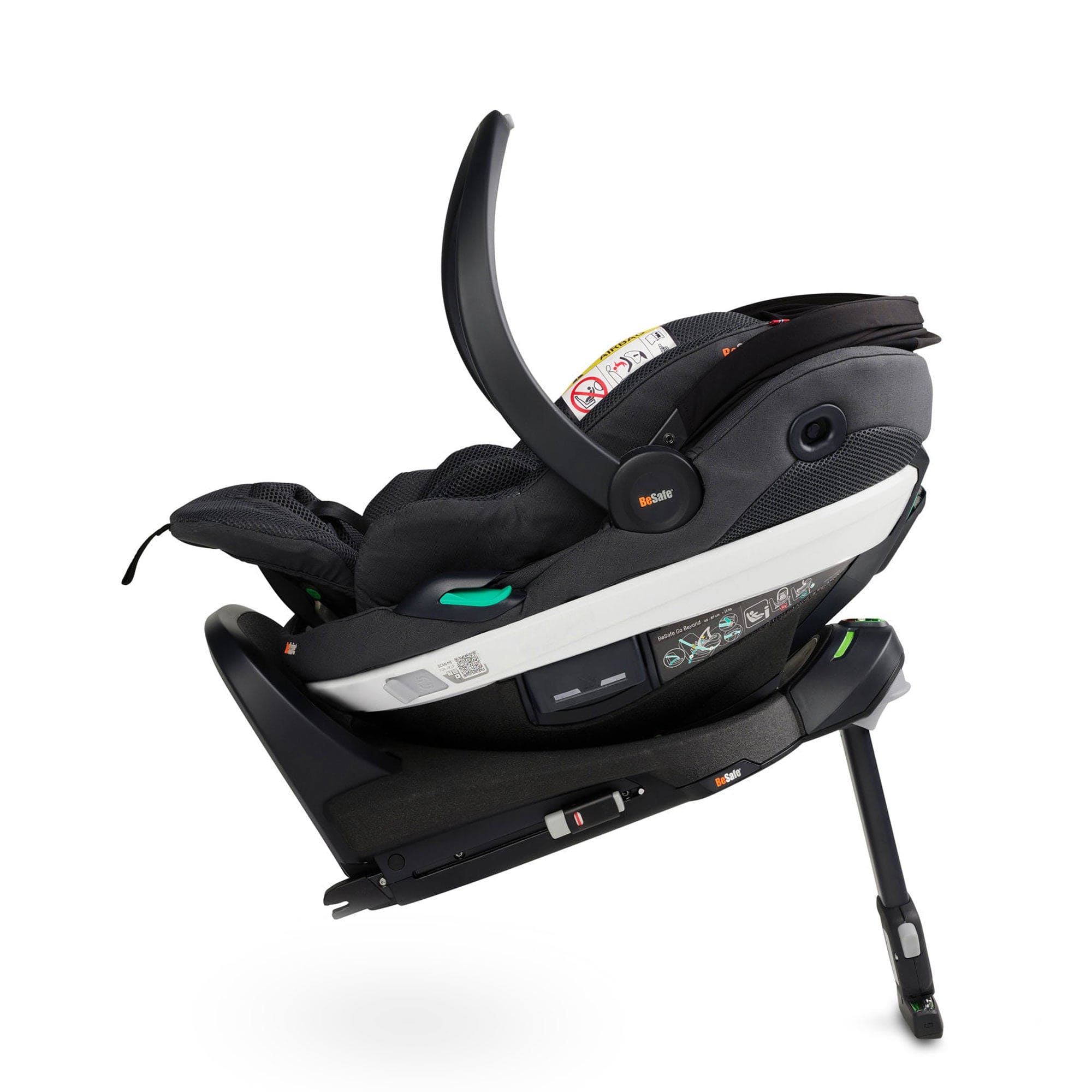 BeSafe Extended Rear Facing Car Seats BeSafe Beyond Complete Bundle (Anthracite Mesh) 15495-ANT-MES