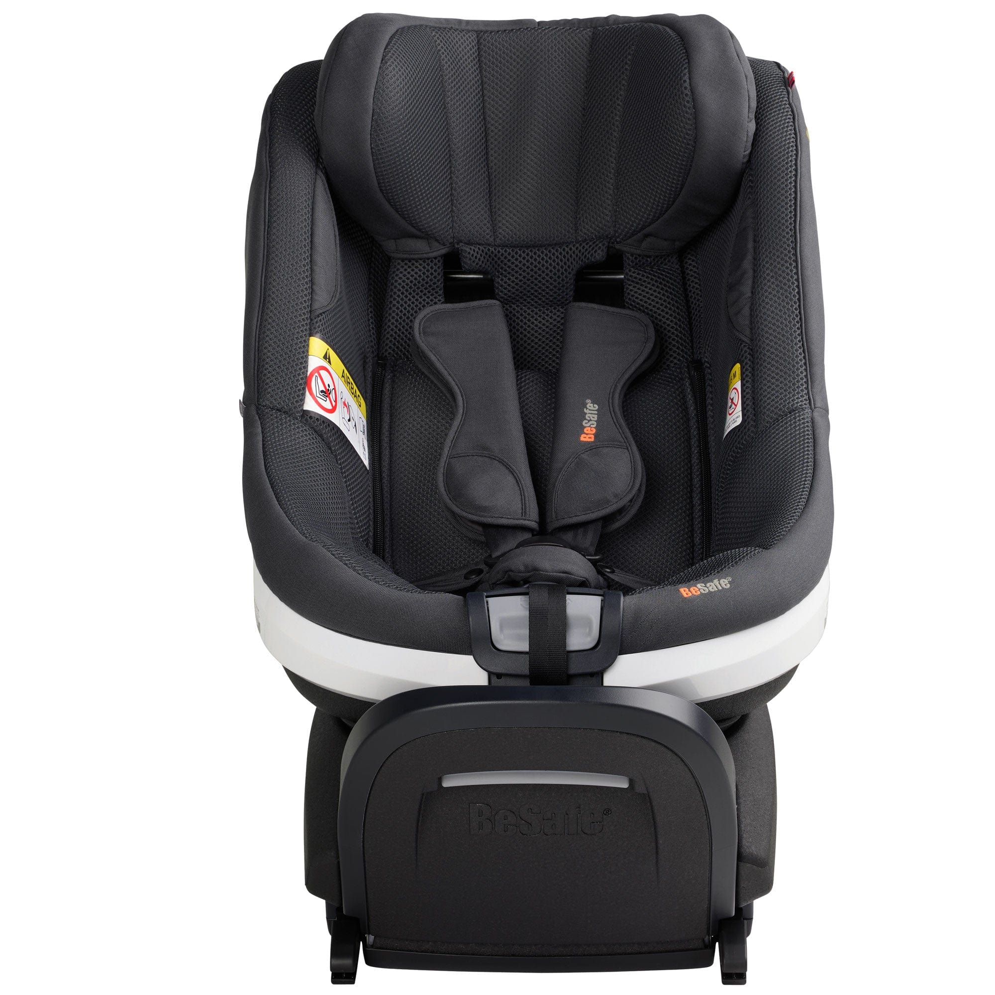 BeSafe Extended Rear Facing Car Seats BeSafe Beyond Car Seat & Base in Anthracite Mesh