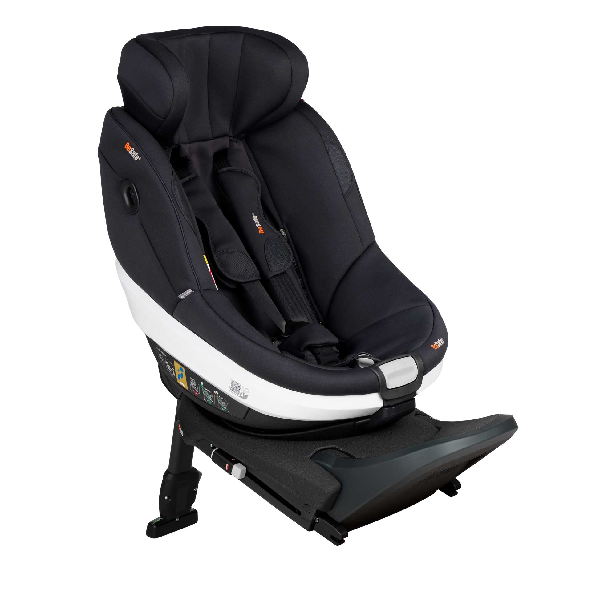 BeSafe extended rear facing car seats BeSafe Beyond Car Seat & Base in Black Soft Breeze 19300-BlackSoBr-Std