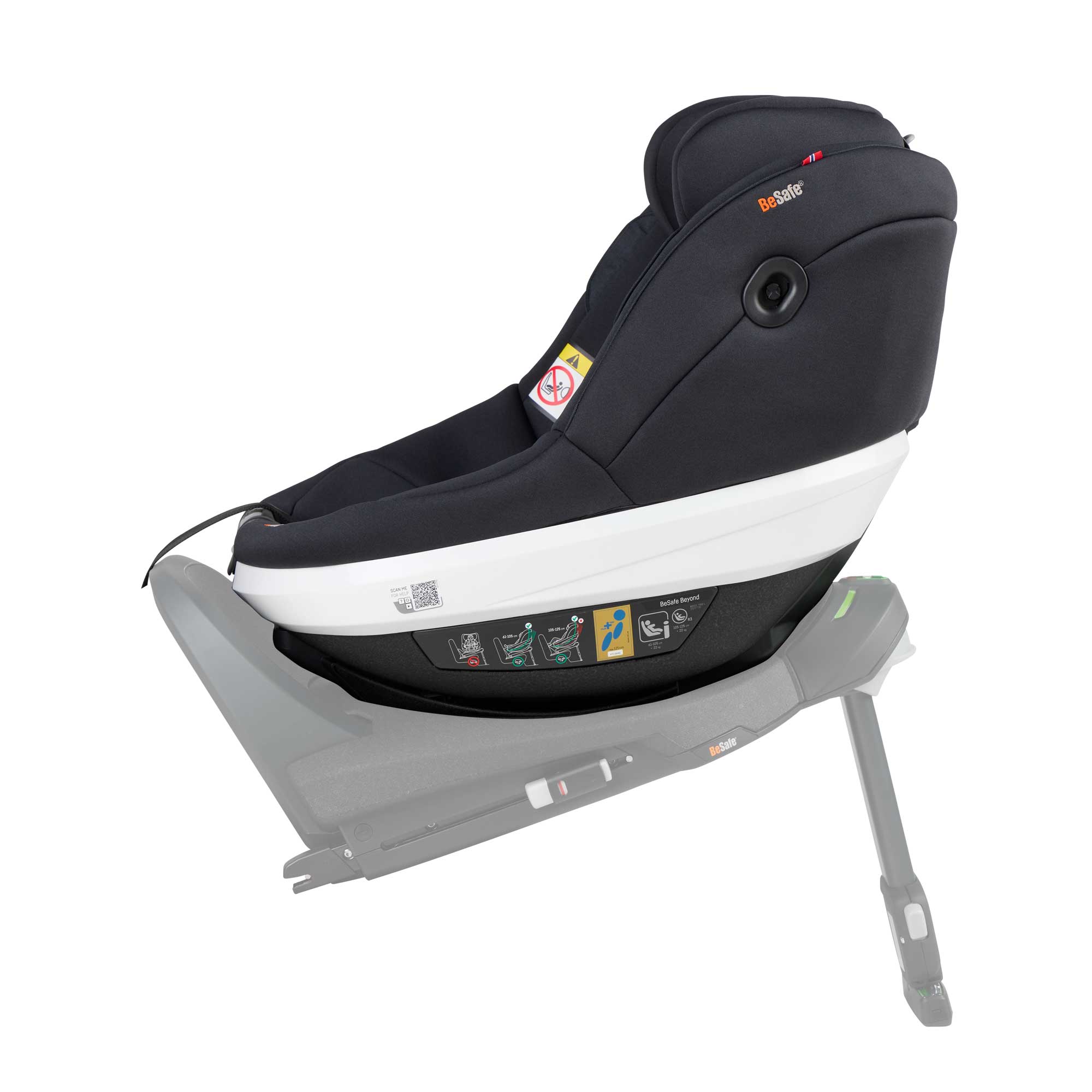 BeSafe extended rear facing car seats BeSafe Beyond Car Seat in Black Soft Breeze 11036240-BlackSoBr-Std