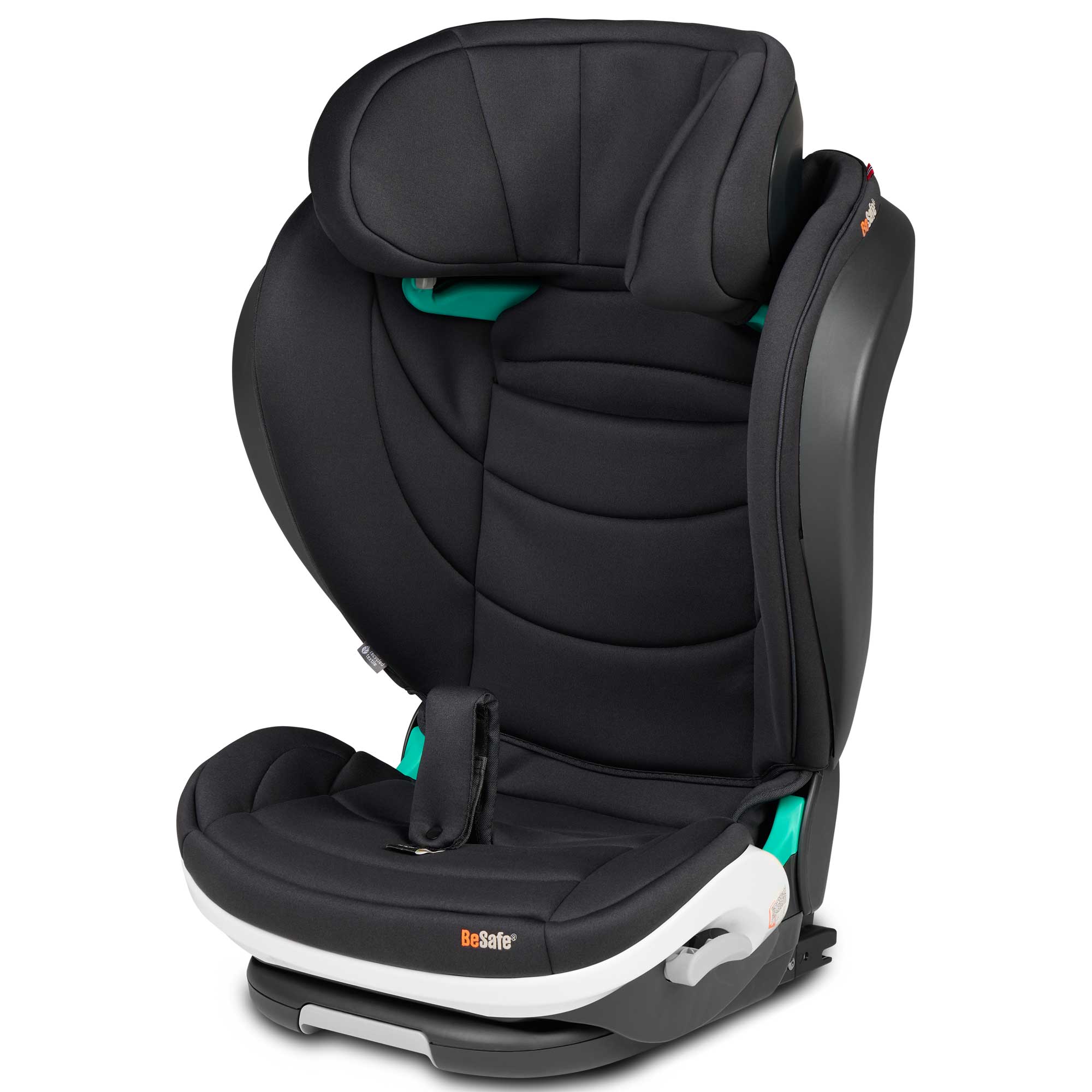 BeSafe highback booster seats BeSafe iZi Flex FIX 2 Car Seat - Black Soft Breeze 11037469-BlackSofBr-1Std