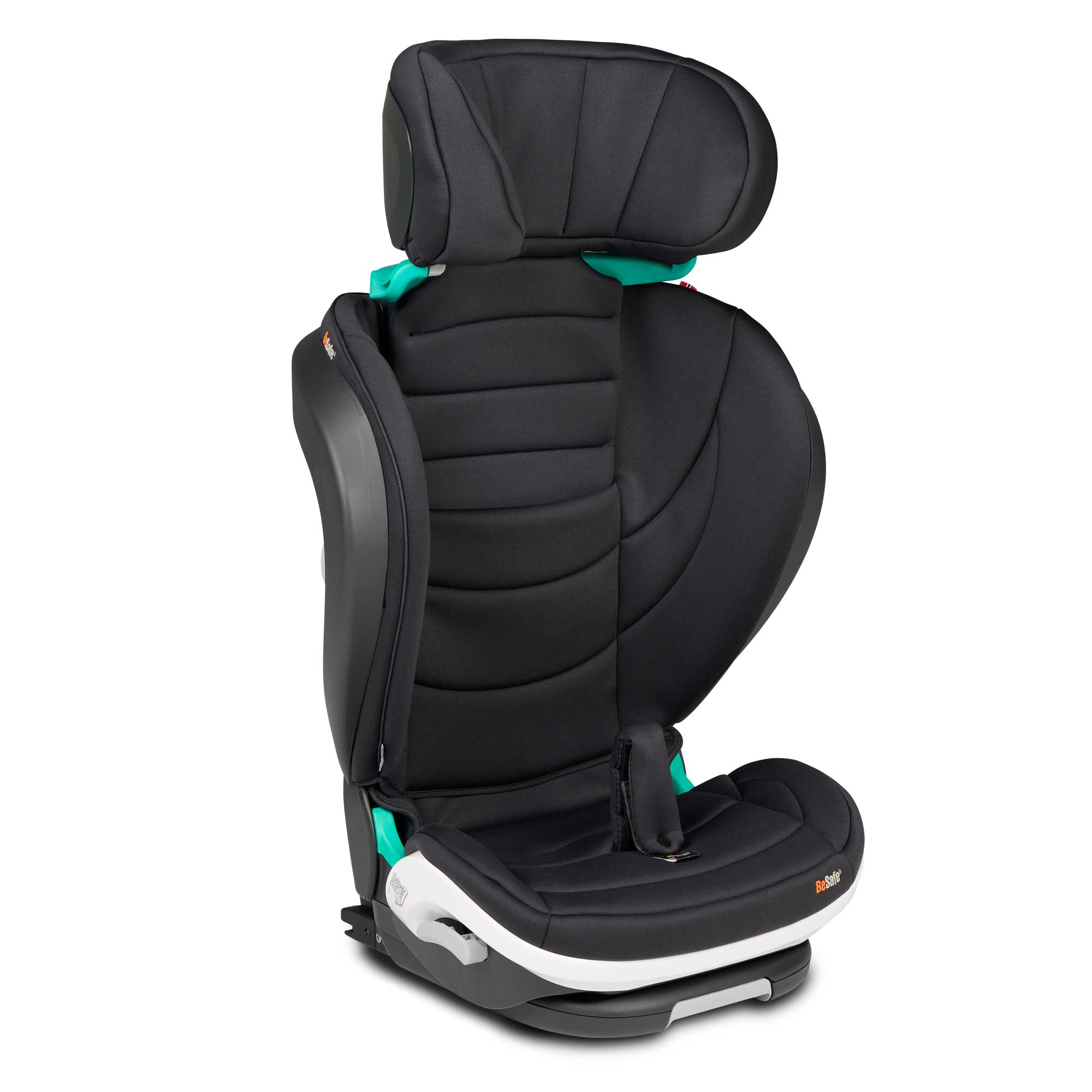 BeSafe highback booster seats BeSafe iZi Flex FIX 2 Car Seat - Black Soft Breeze 11037469-BlackSofBr-1Std