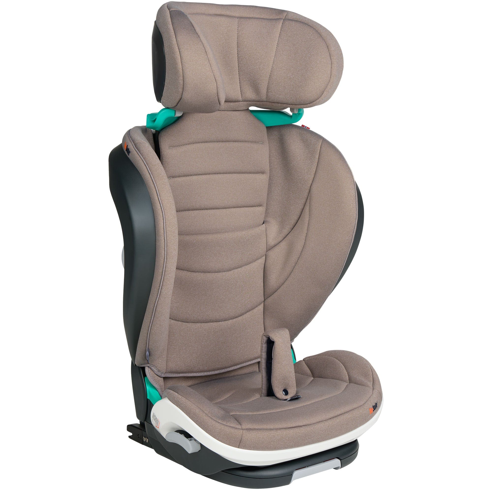 BeSafe highback booster seats BeSafe iZi Flex FIX 2 Car Seat - Dark Sand Soft Breeze 11037469-DaSandSoBr-1Std