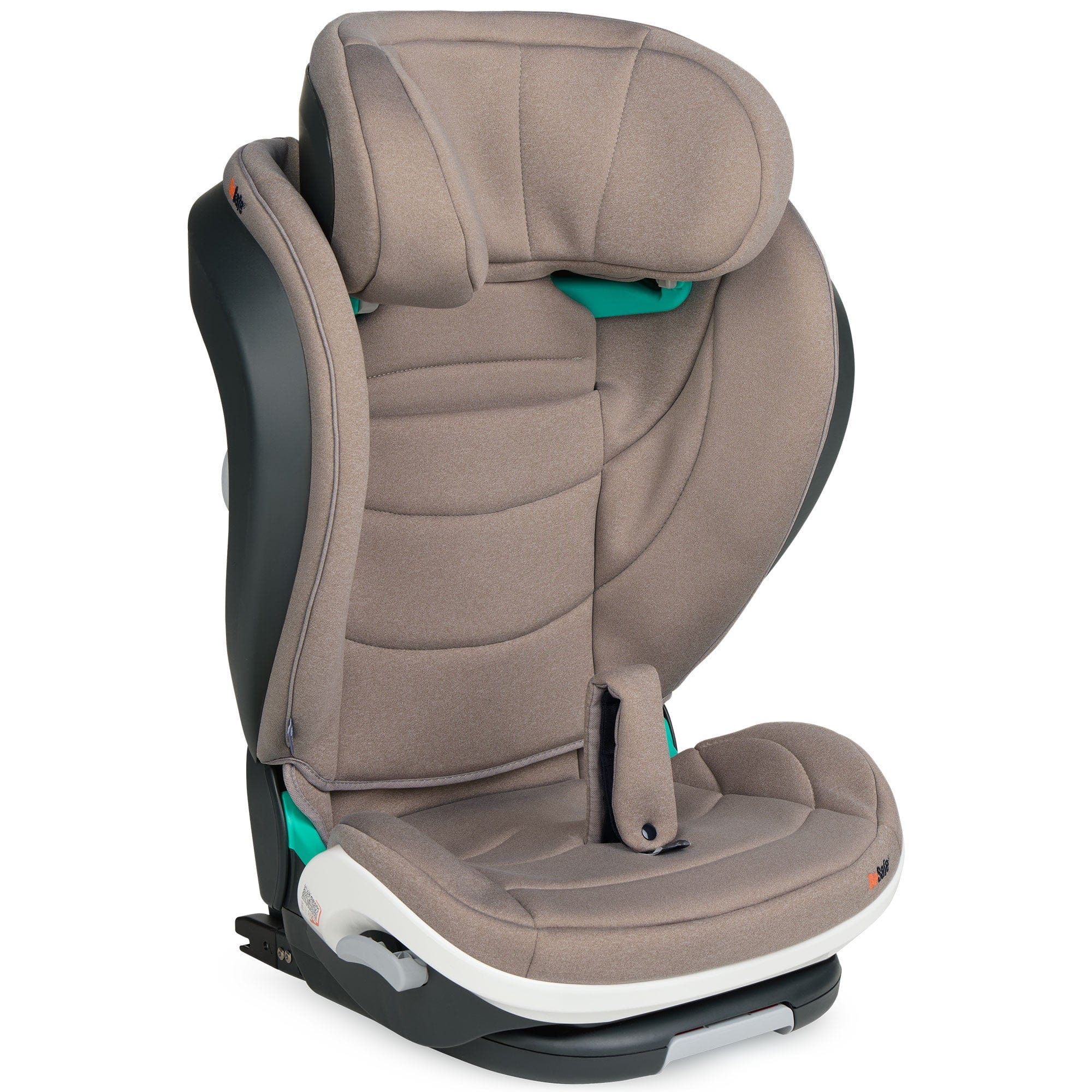 BeSafe highback booster seats BeSafe iZi Flex FIX 2 Car Seat - Dark Sand Soft Breeze 11037469-DaSandSoBr-1Std