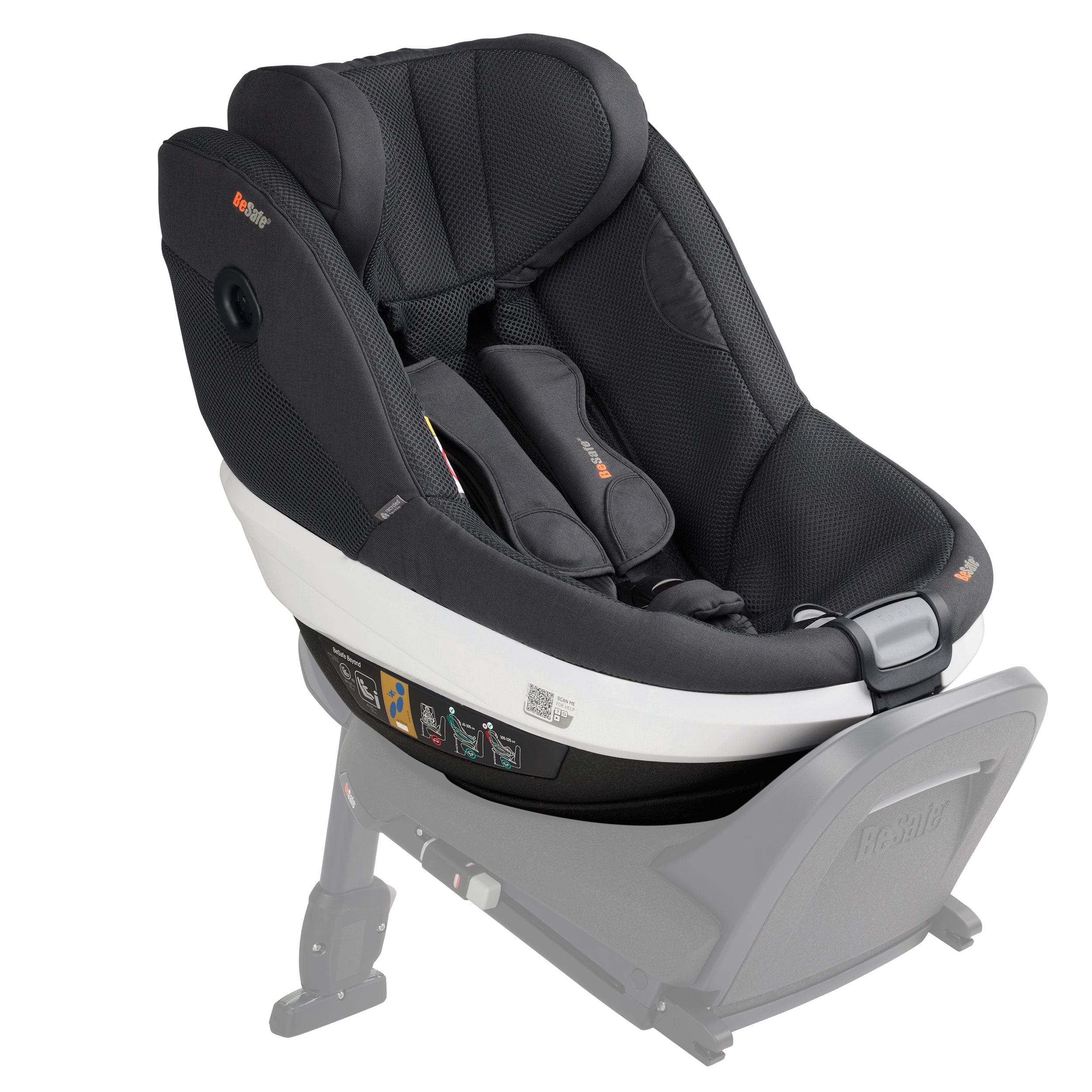 BeSafe rear facing car seats BeSafe Beyond Car Seat in Anthracite Mesh