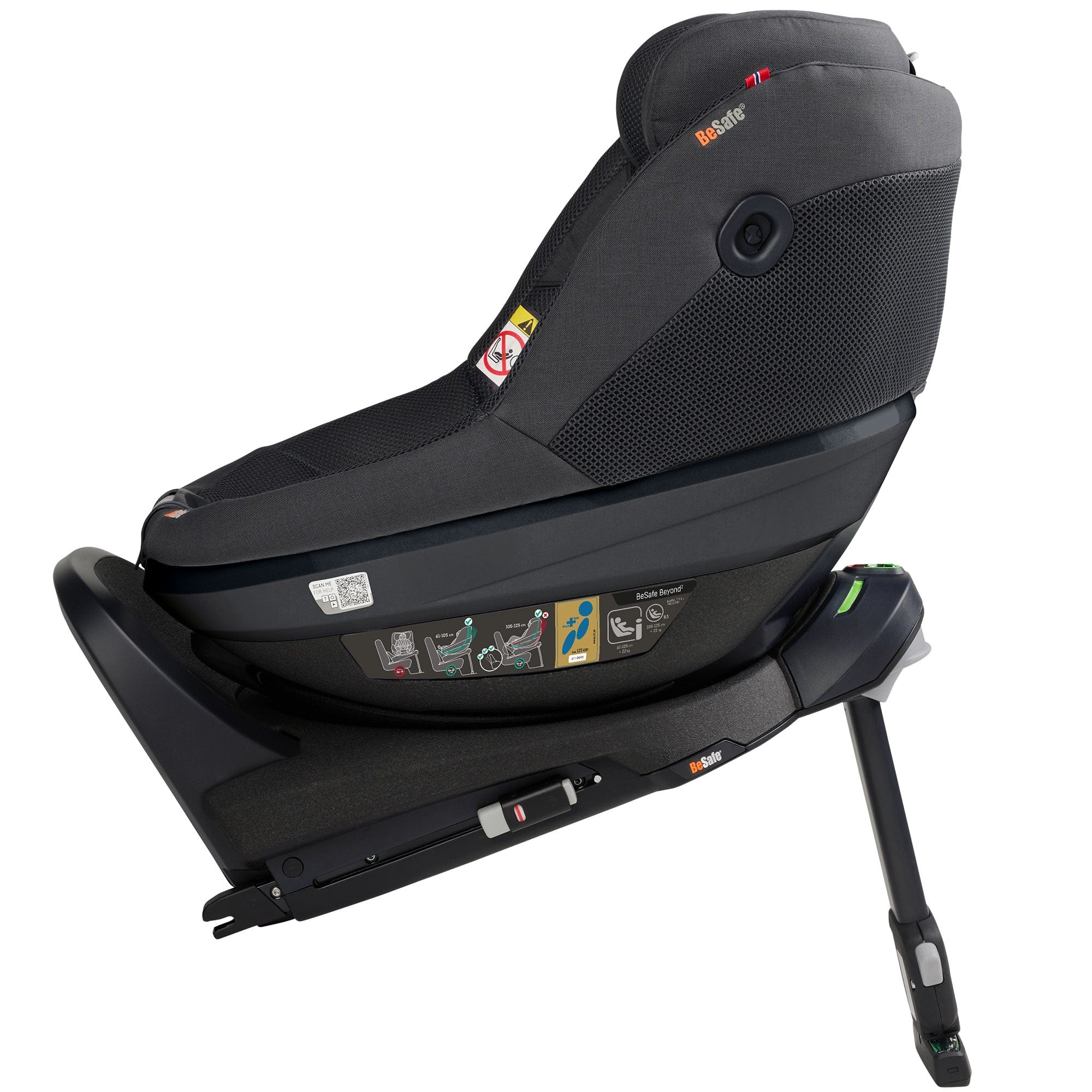 BeSafe Toddler Car Seats BeSafe Beyond 2 Car Seat in Anthracite Mesh