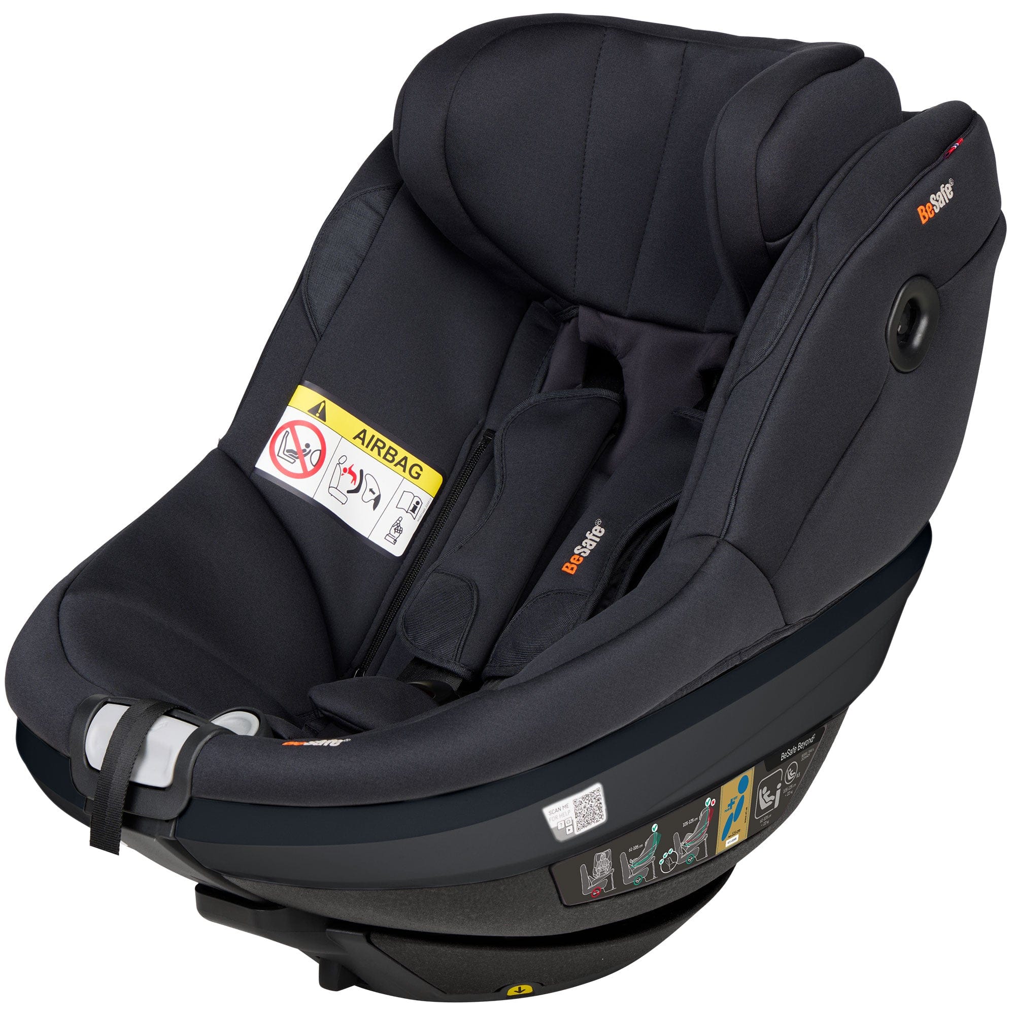 BeSafe Toddler Car Seats BeSafe Beyond 2 Car Seat in Black Soft Breeze