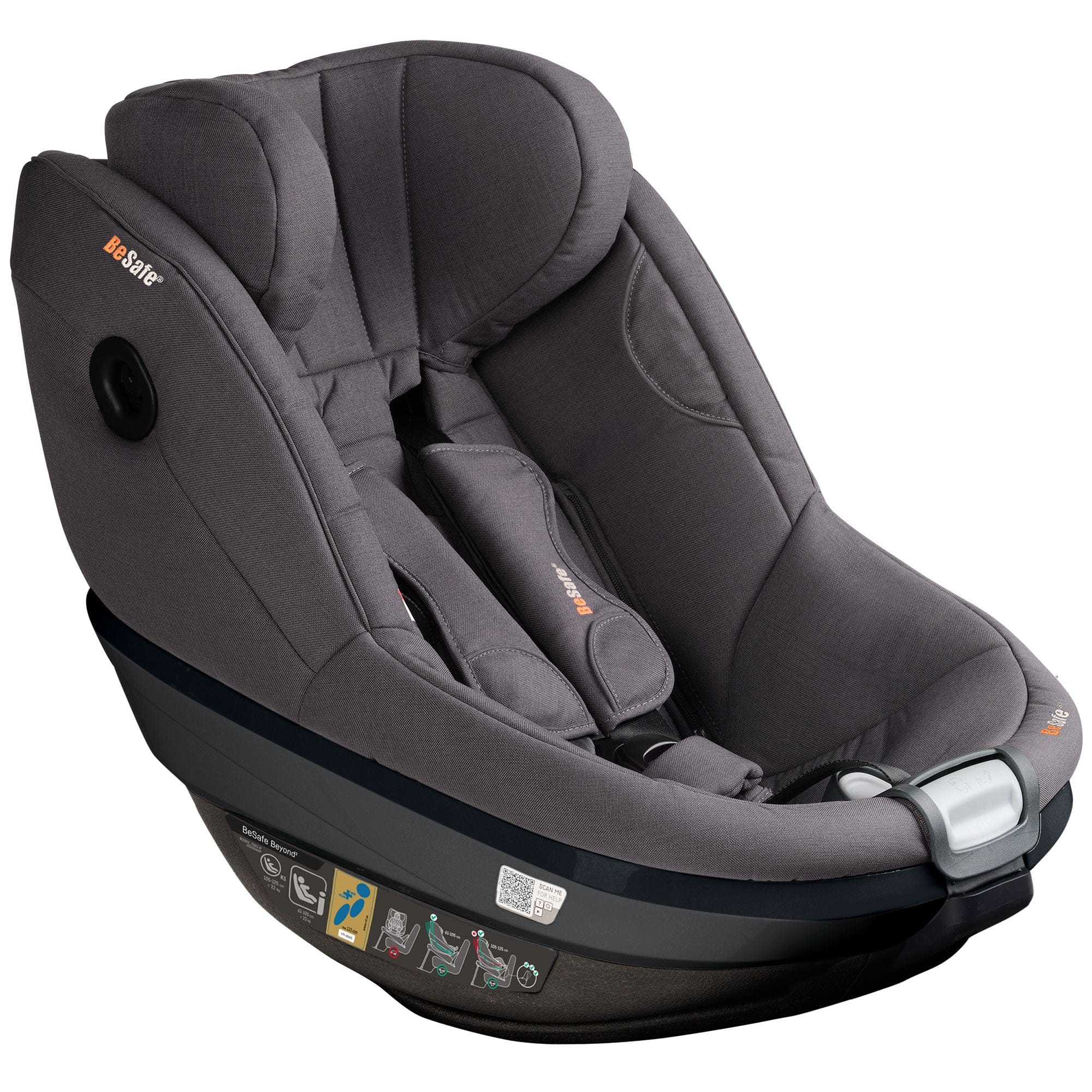 BeSafe Toddler Car Seats BeSafe Beyond 2 Car Seat in Dark Grey Melange