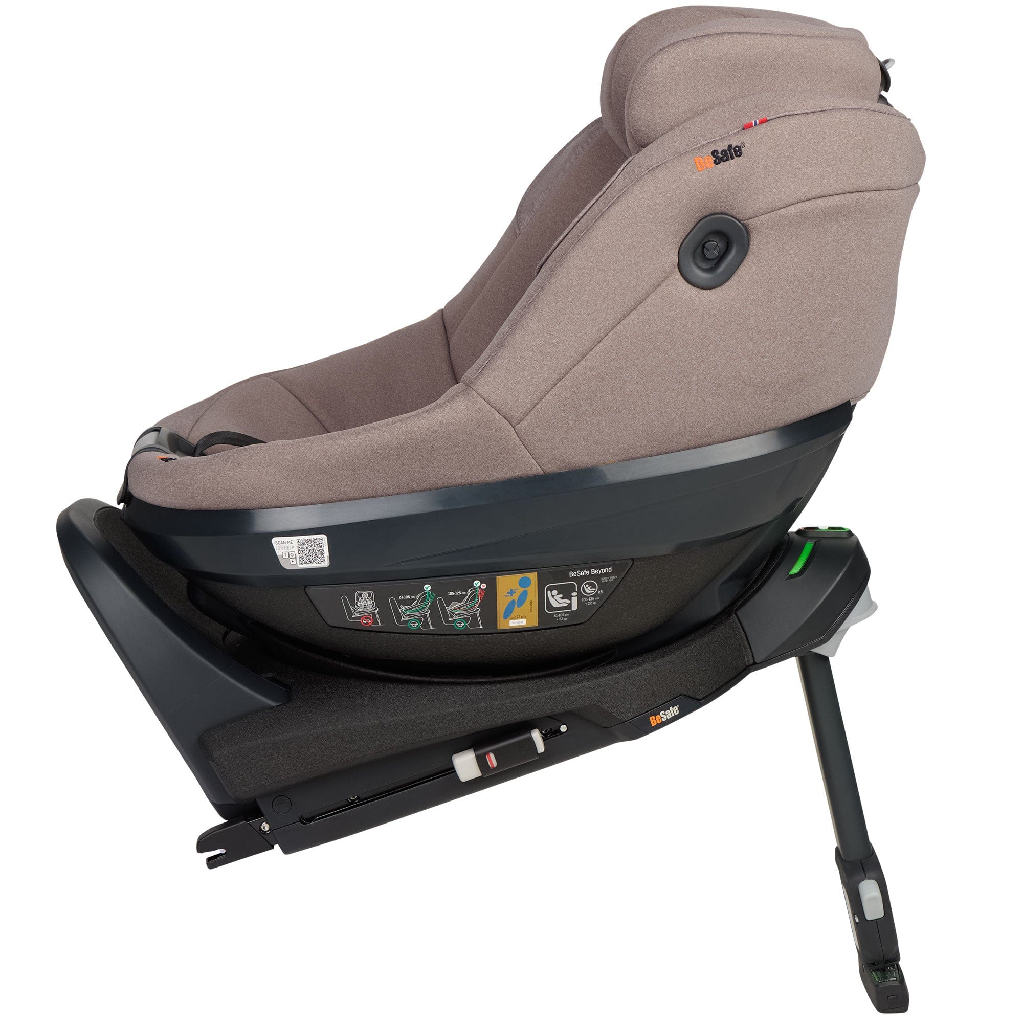 BeSafe Toddler Car Seats BeSafe Beyond 2 Car Seat in Dark Sand Soft Breeze