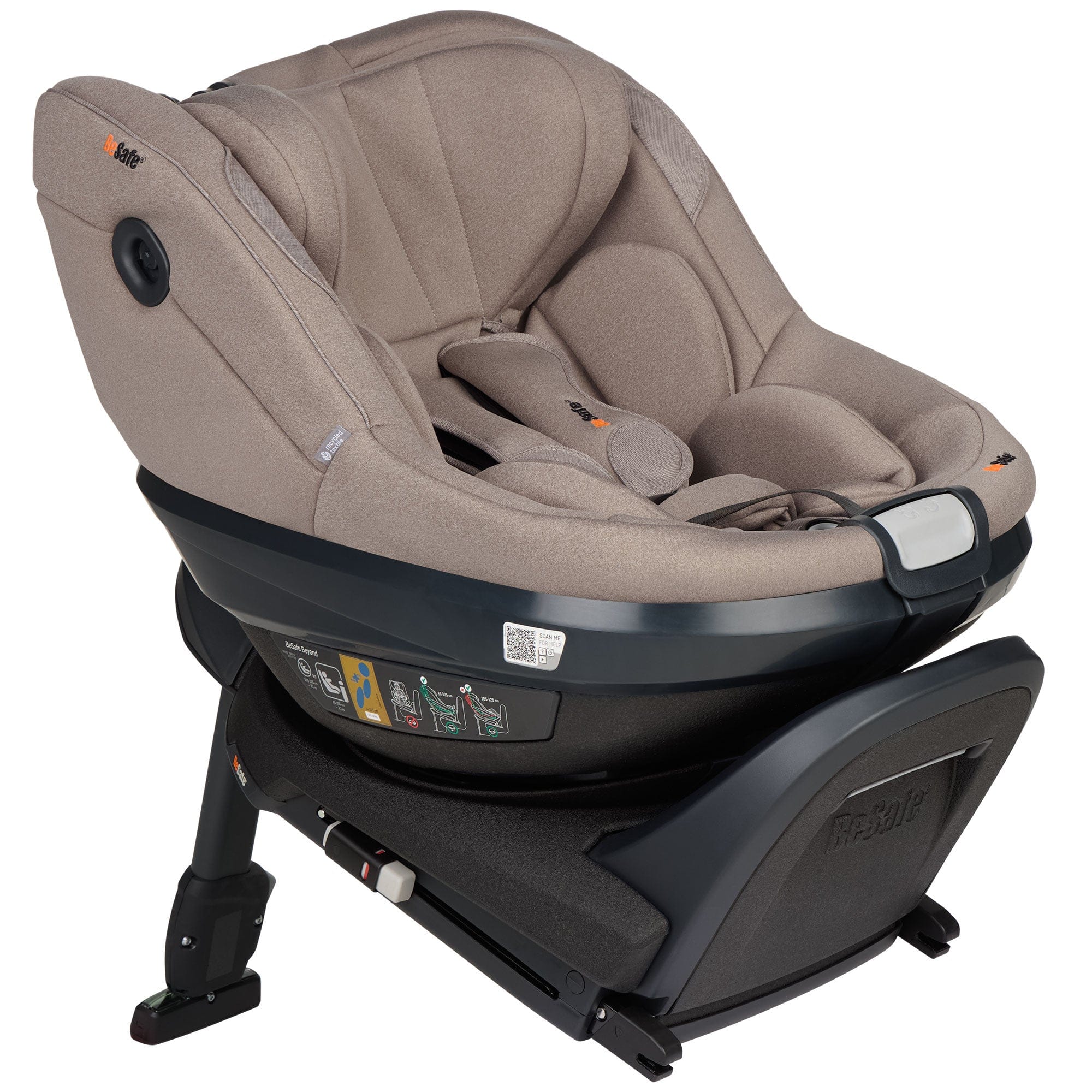 BeSafe Toddler Car Seats BeSafe Beyond 2 Car Seat in Dark Sand Soft Breeze