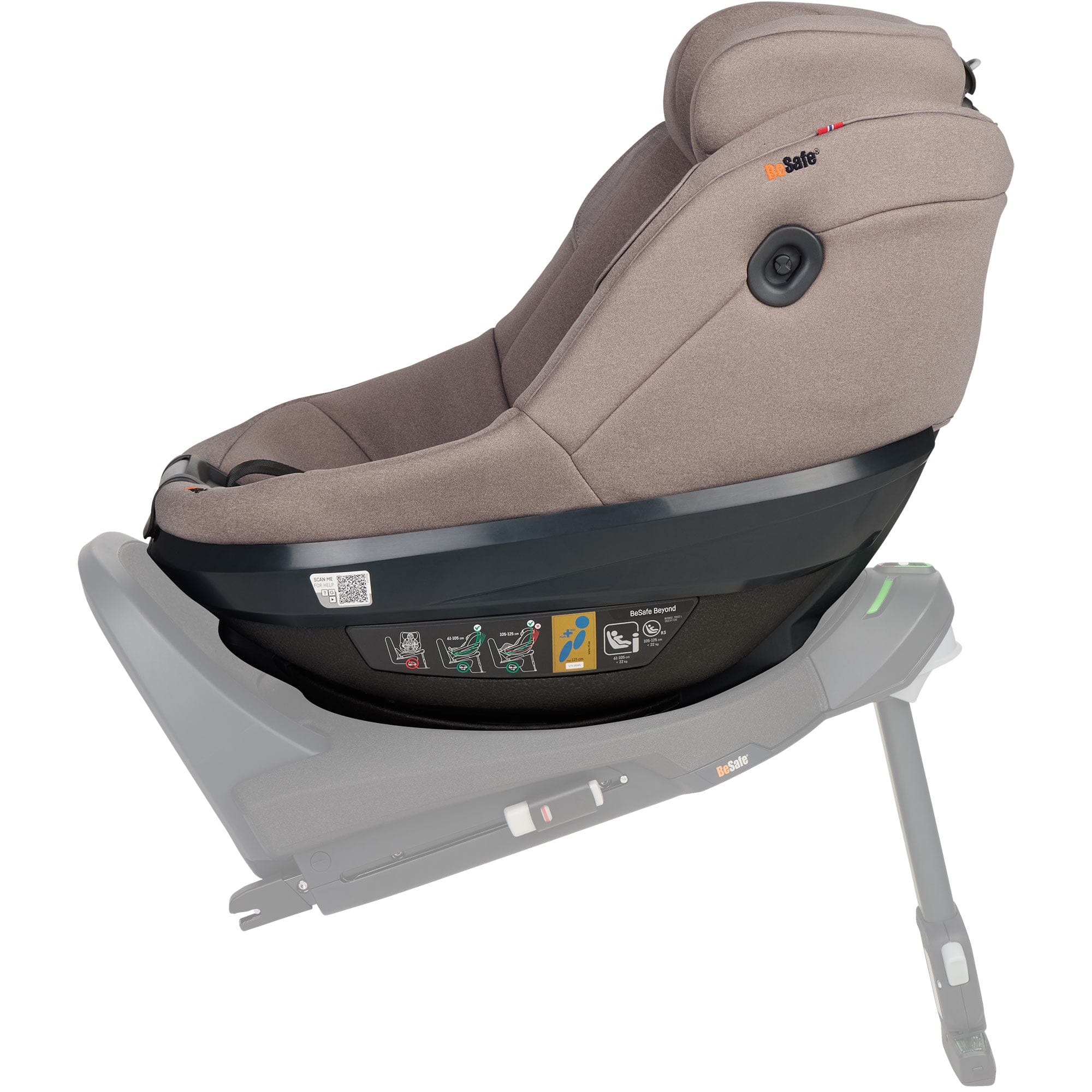 BeSafe Toddler Car Seats BeSafe Beyond 2 Car Seat in Dark Sand Soft Breeze