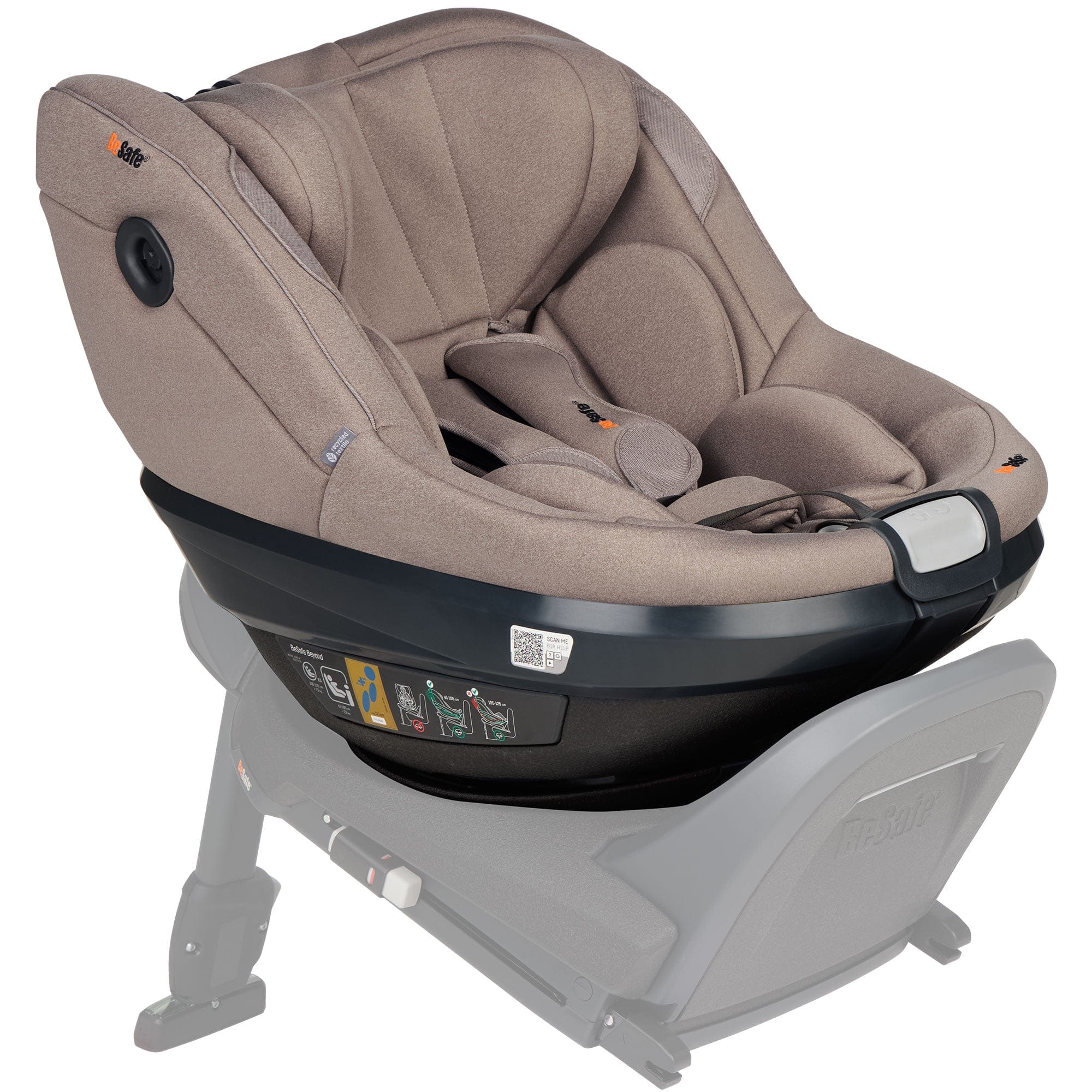 BeSafe Toddler Car Seats BeSafe Beyond 2 Car Seat in Dark Sand Soft Breeze