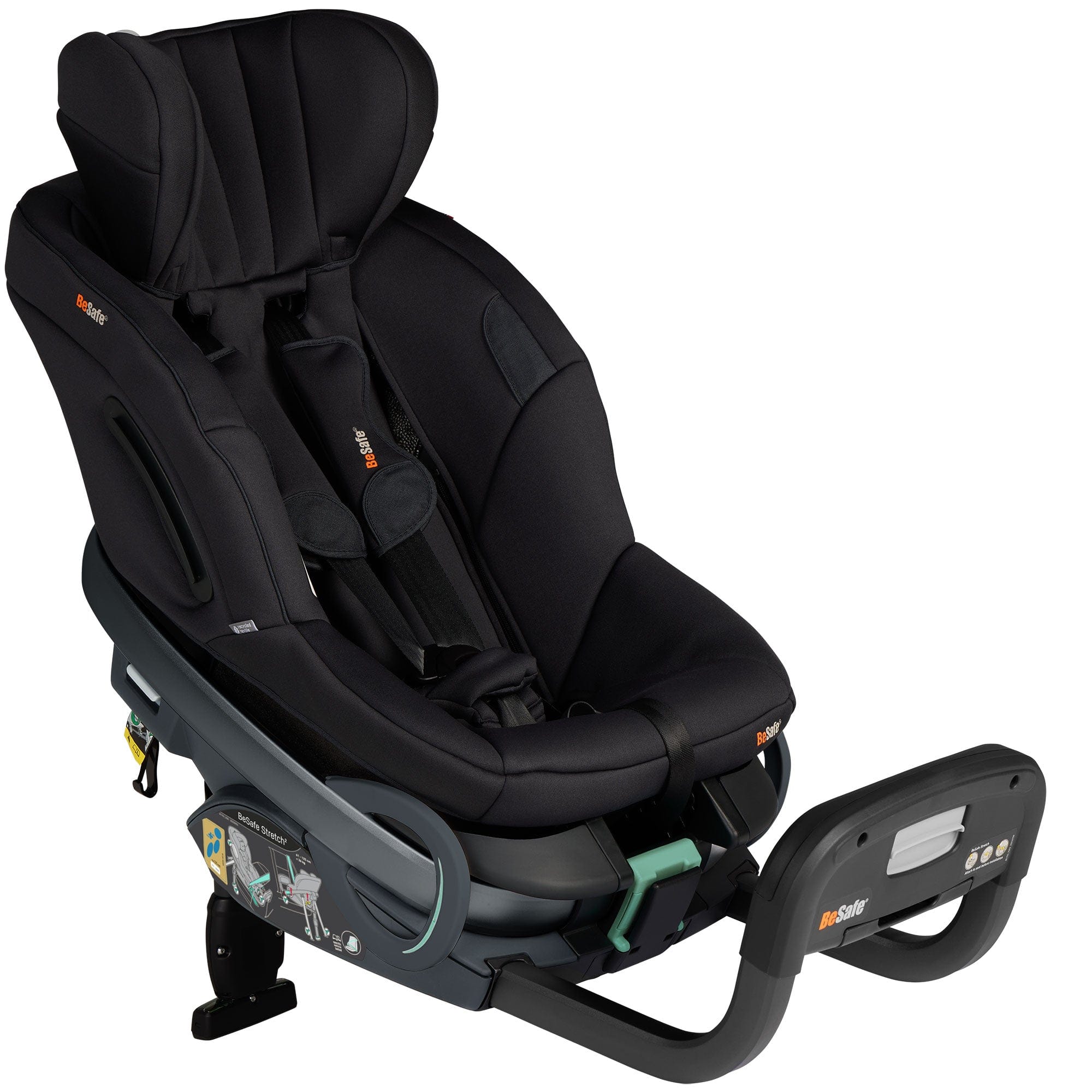 BeSafe Toddler Car Seats BeSafe Stretch 2 Car Seat - Black Soft Breeze 11048209-BlackSoBr-Std