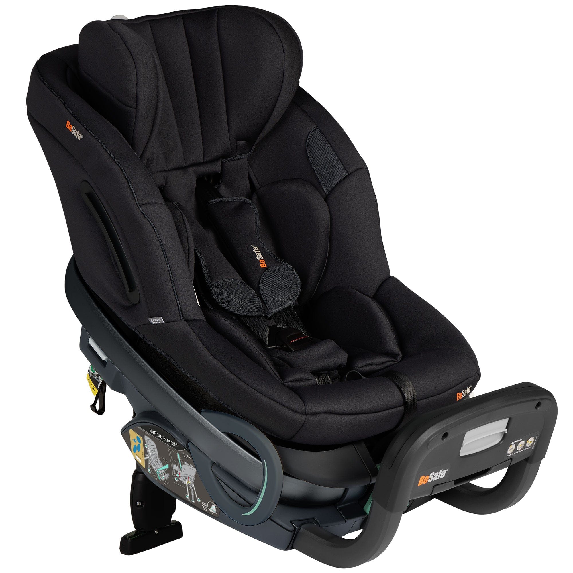 BeSafe Toddler Car Seats BeSafe Stretch 2 Car Seat - Black Soft Breeze 11048209-BlackSoBr-Std