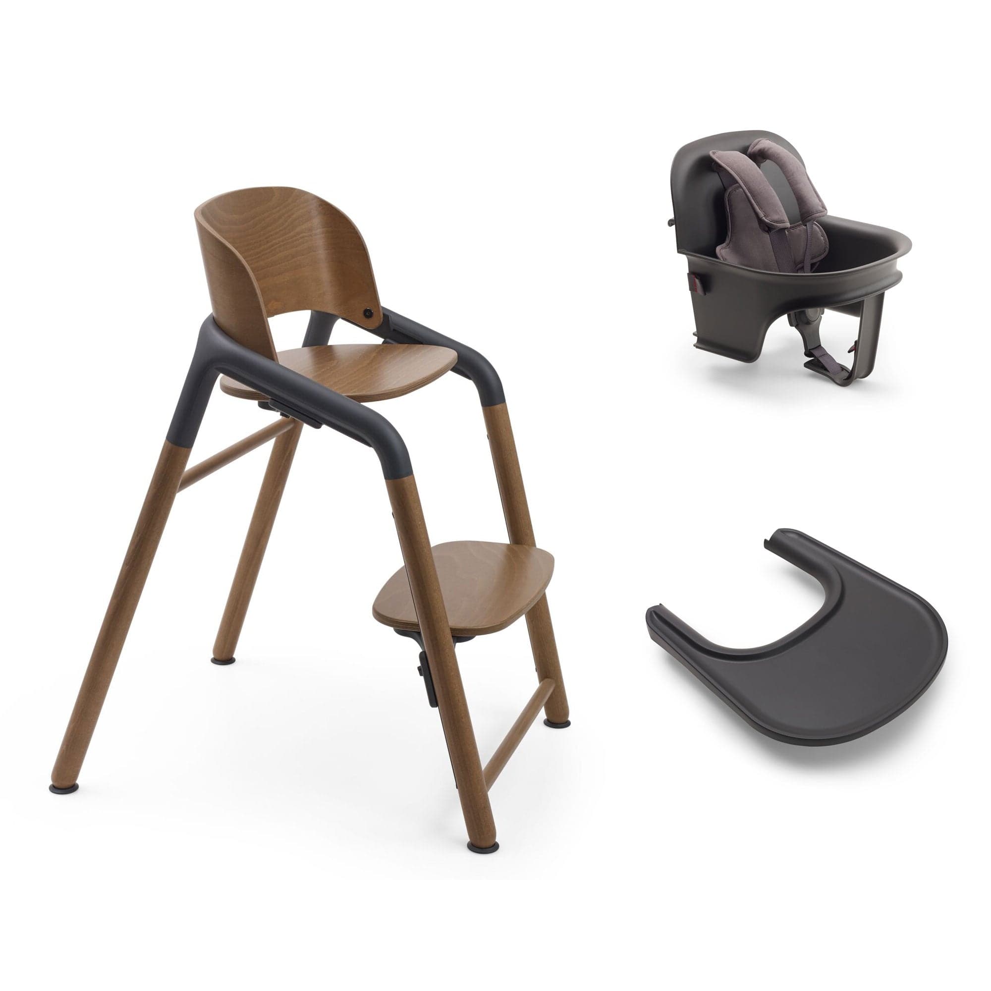 Bugaboo baby highchairs Bugaboo Giraffe Complete High Chair Bundle - Wood Grey 20988-WOO-GRY