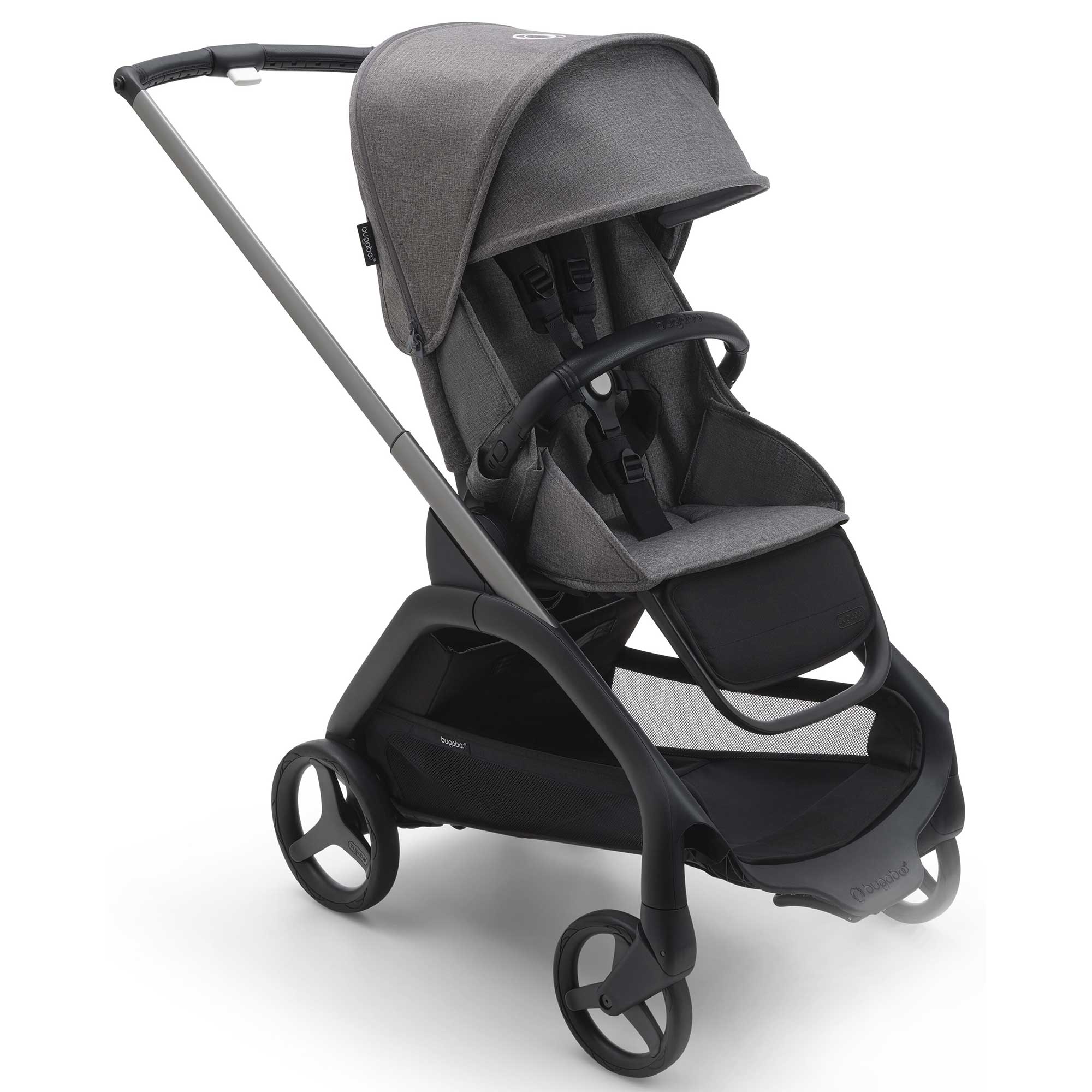 Bugaboo Baby Prams Bugaboo Dragonfly Complete Pram - Graphite/Grey Melange 13801-GRA-GRE-MEL