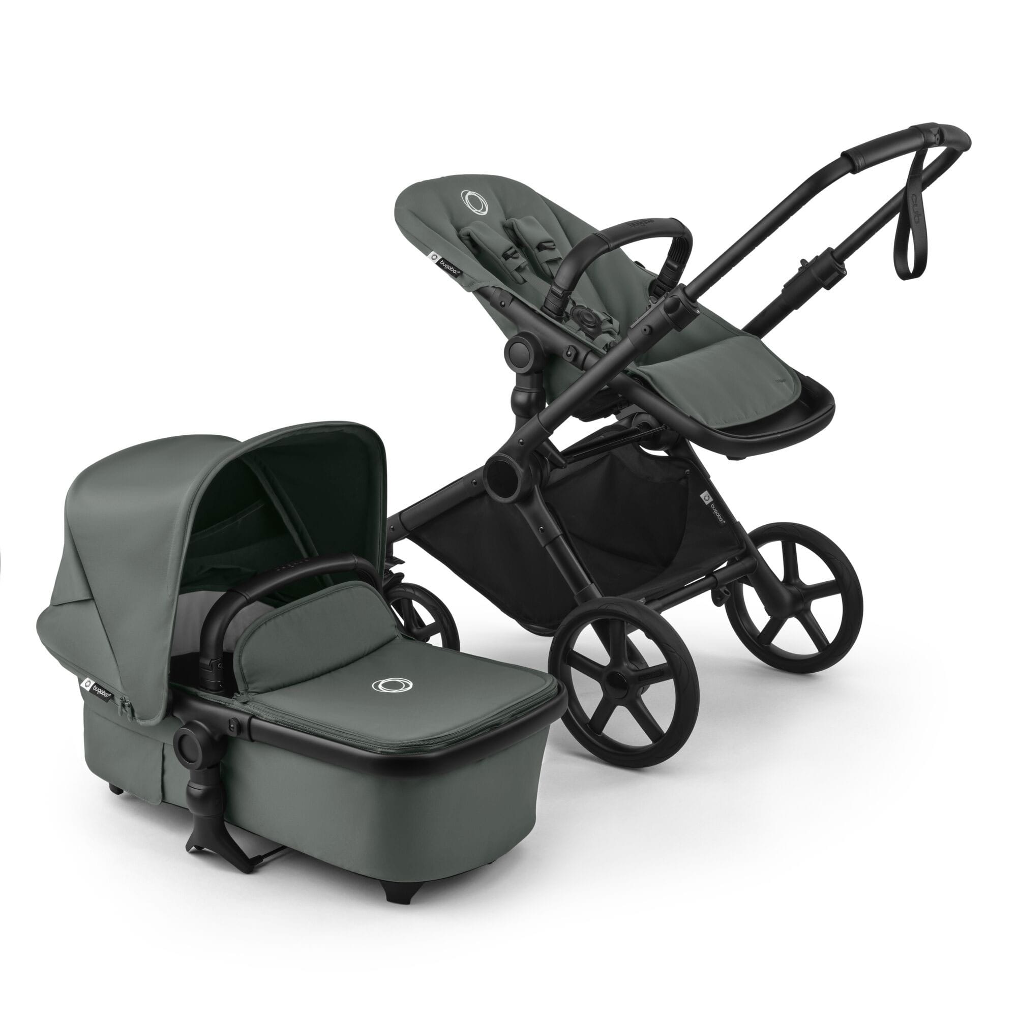 Bugaboo baby prams Bugaboo Cub 2 in 1 Pushchair - Forest Green 100538006