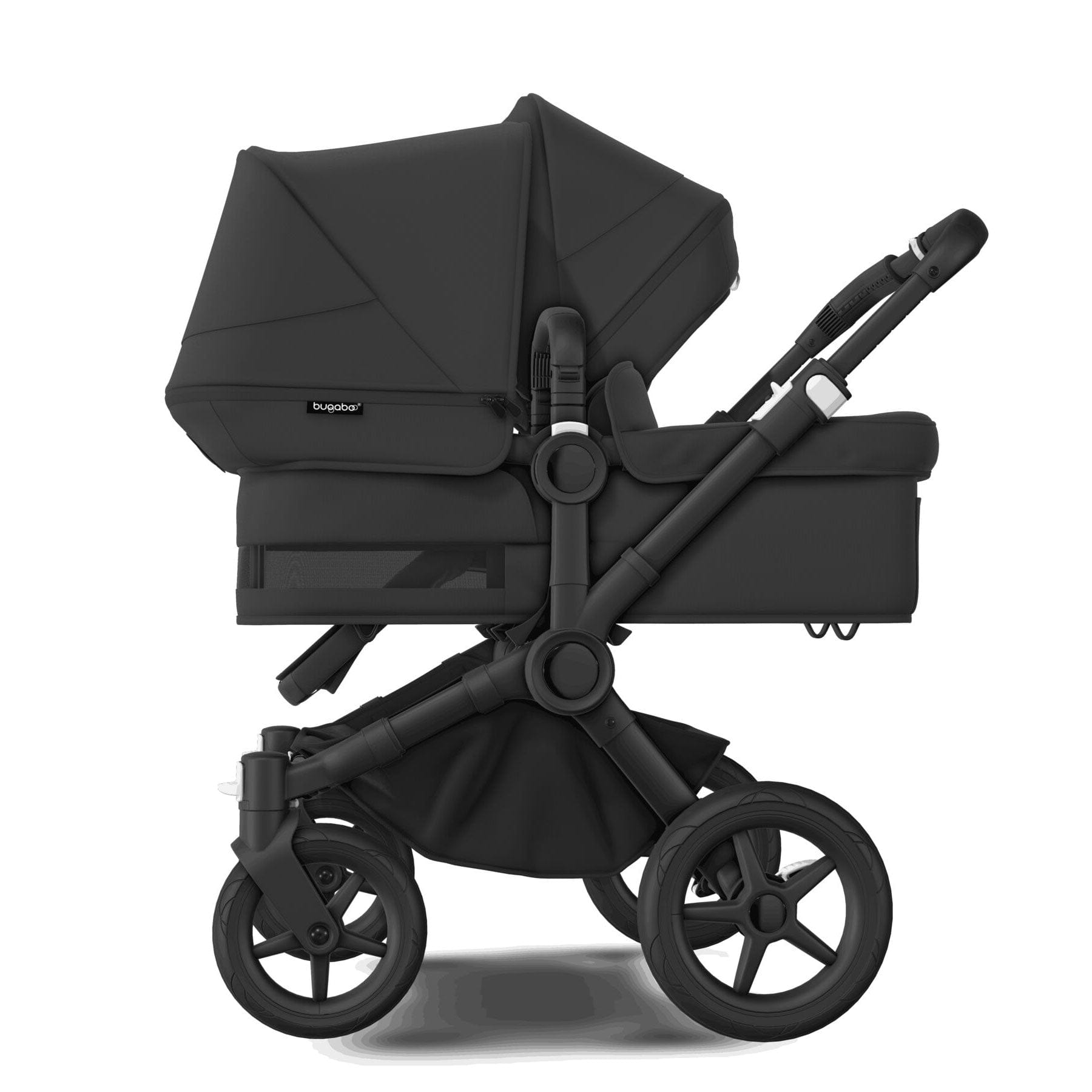 Bugaboo baby prams Bugaboo Donkey 5 Duo Complete Pushchair - Black/Midnight Black 100219002