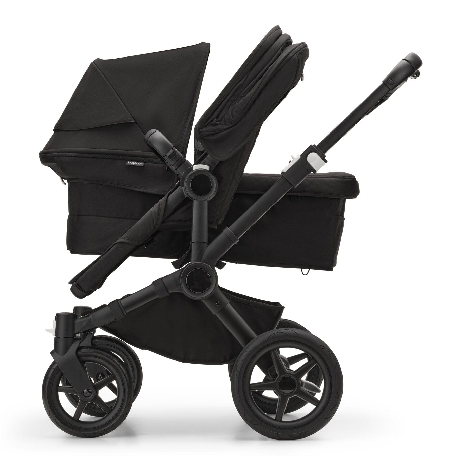 Bugaboo baby prams Bugaboo Donkey 5 Duo Complete Pushchair - Black/Midnight Black 100219002