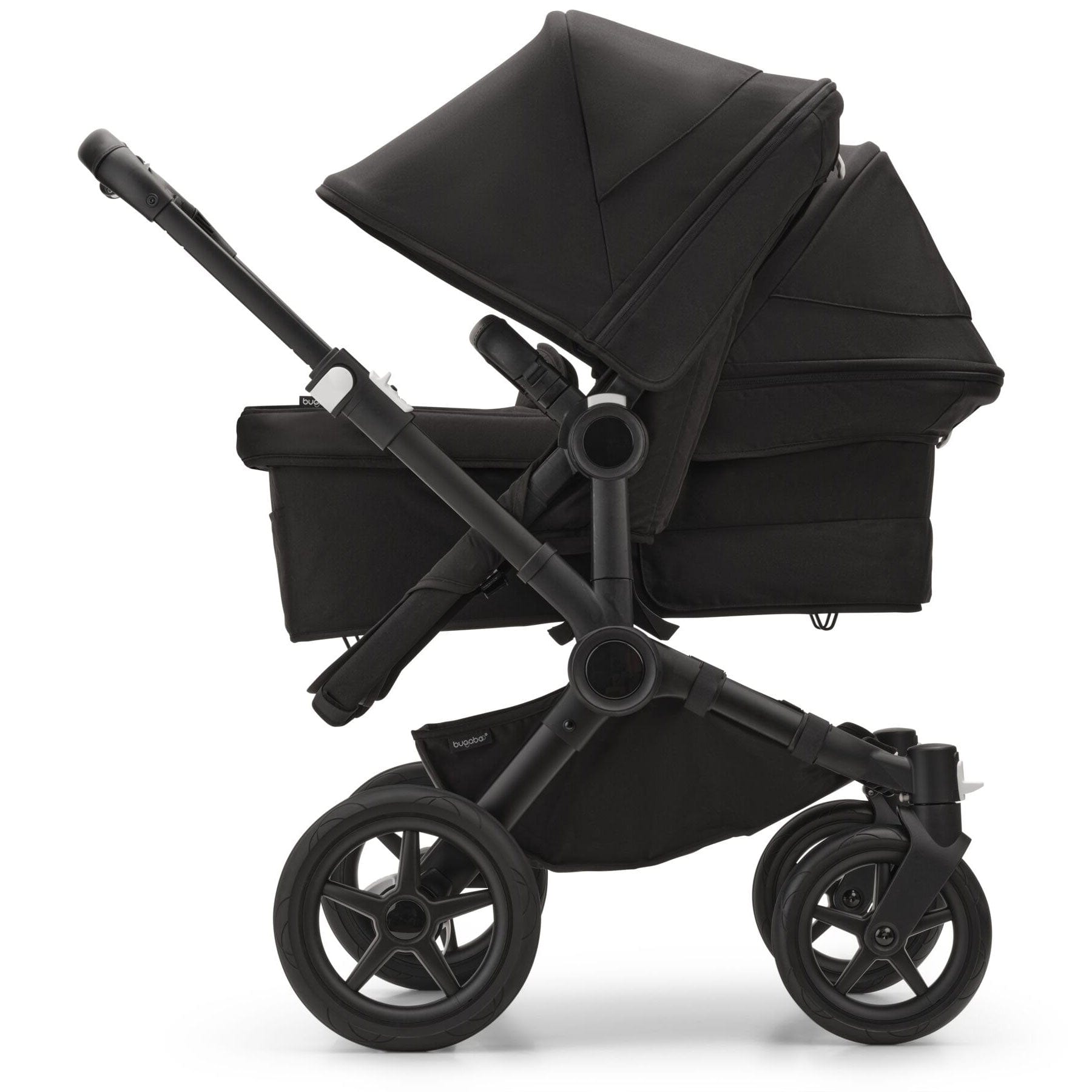Bugaboo baby prams Bugaboo Donkey 5 Duo Complete Pushchair - Black/Midnight Black 100219002