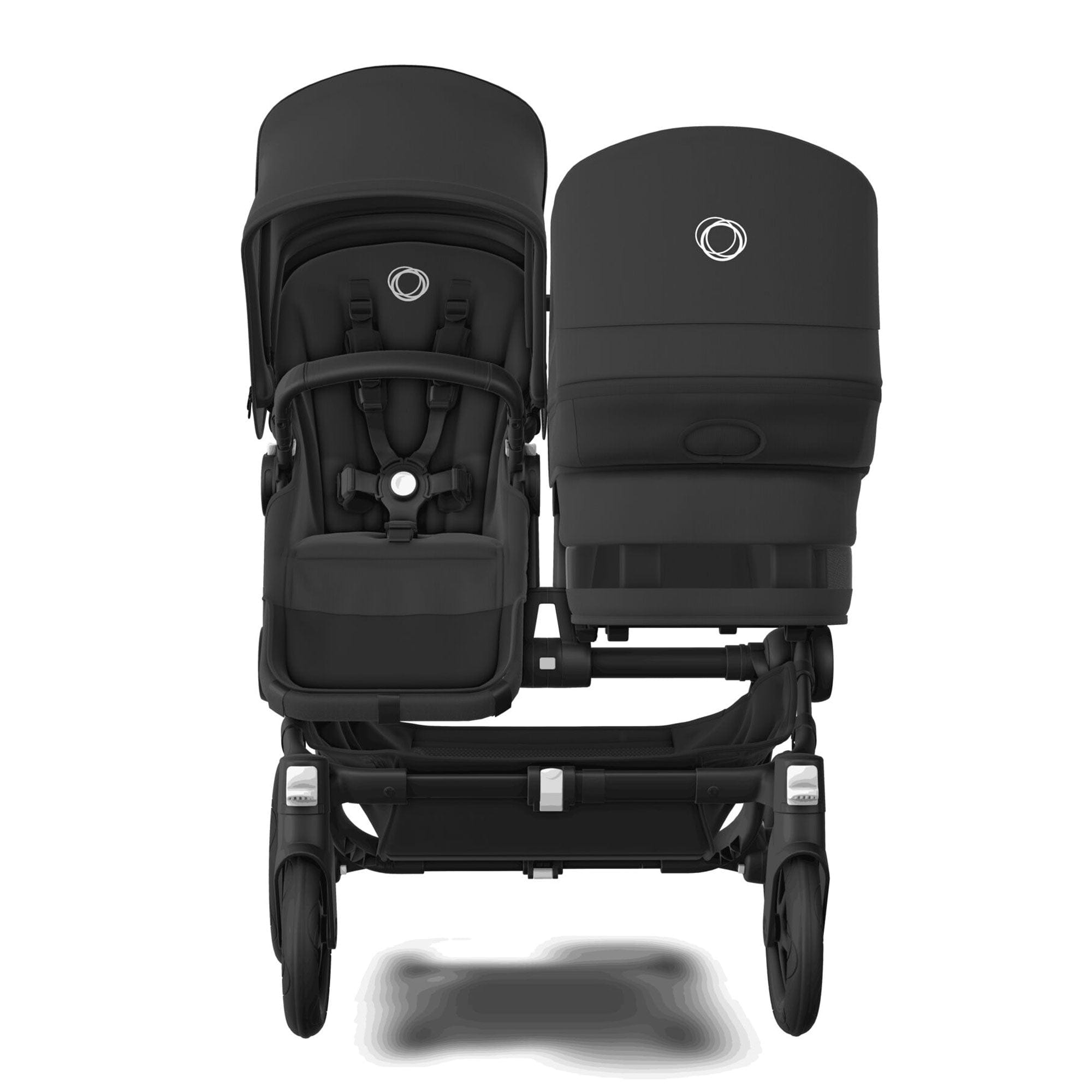 Bugaboo baby prams Bugaboo Donkey 5 Duo Complete Pushchair - Black/Midnight Black 100219002