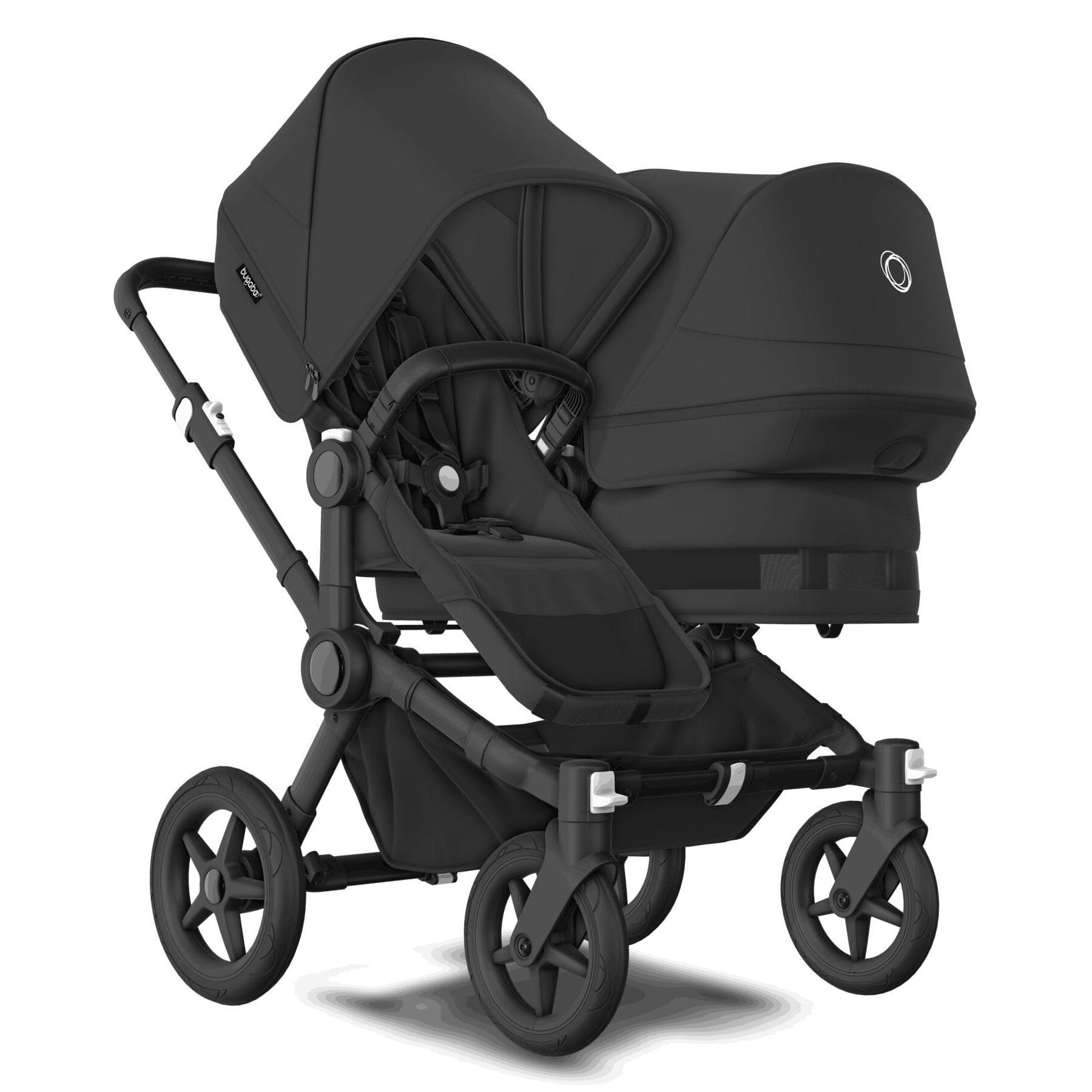 Bugaboo baby prams Bugaboo Donkey 5 Duo Complete Pushchair - Black/Midnight Black 100219002