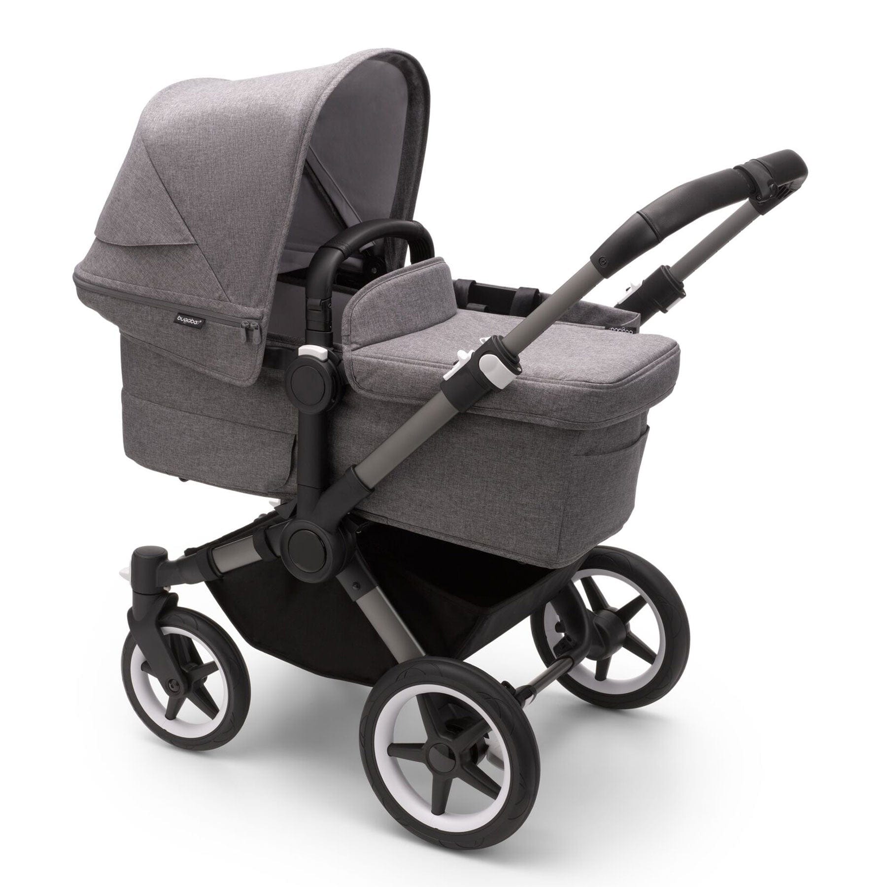Bugaboo baby prams Bugaboo Donkey 5 Mono Complete in Black/Grey Mélange 100000005