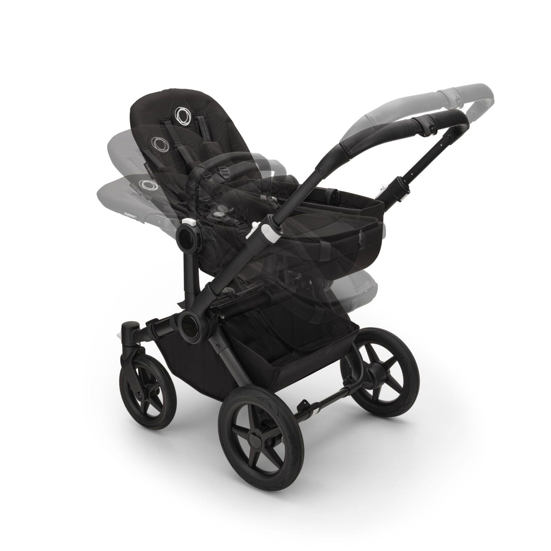 Bugaboo baby prams Bugaboo Donkey 5 Mono Complete in Black/Midnight Black 100000006