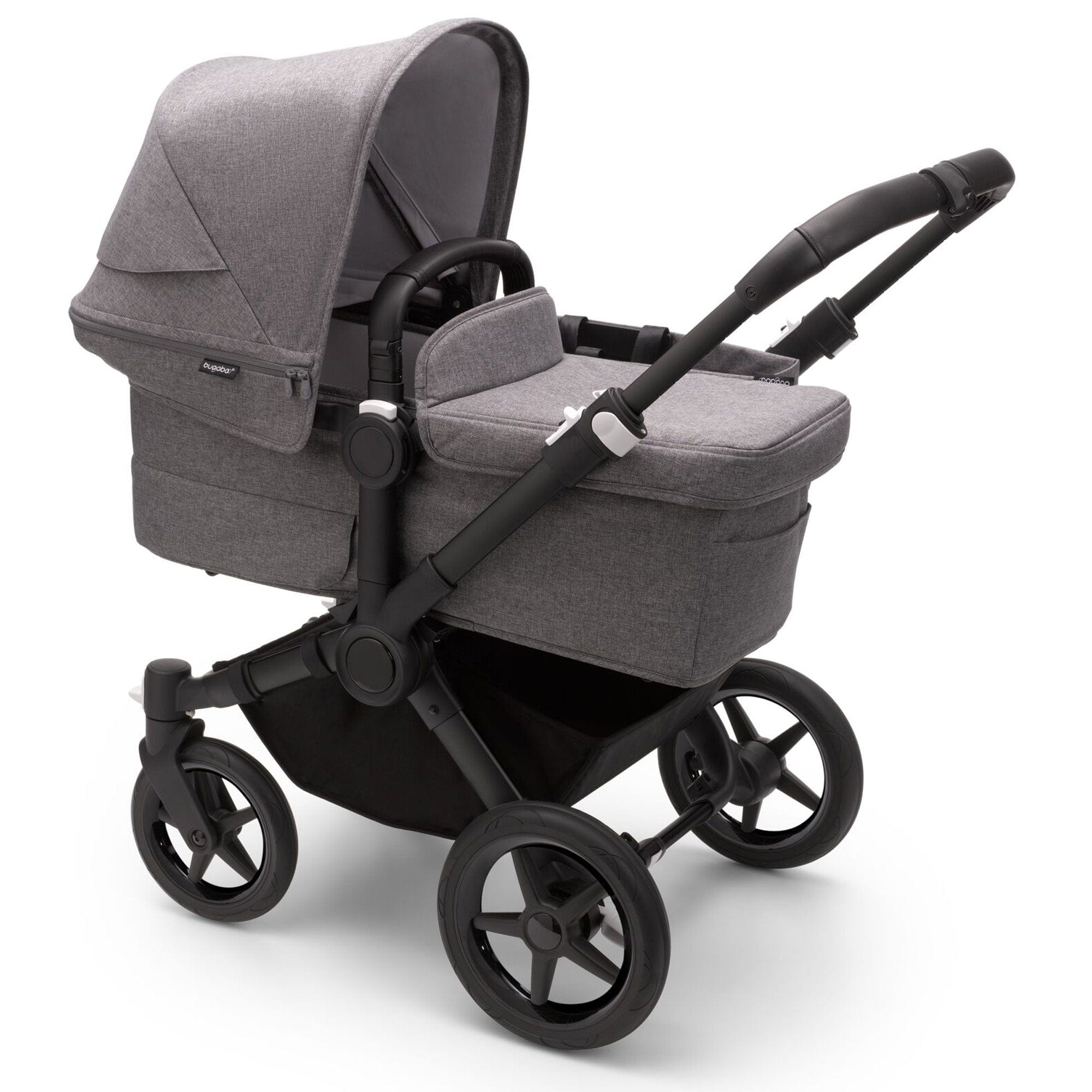 Bugaboo baby prams Bugaboo Donkey 5 Mono Complete Pushchair - Black/Grey Mélange 100000005