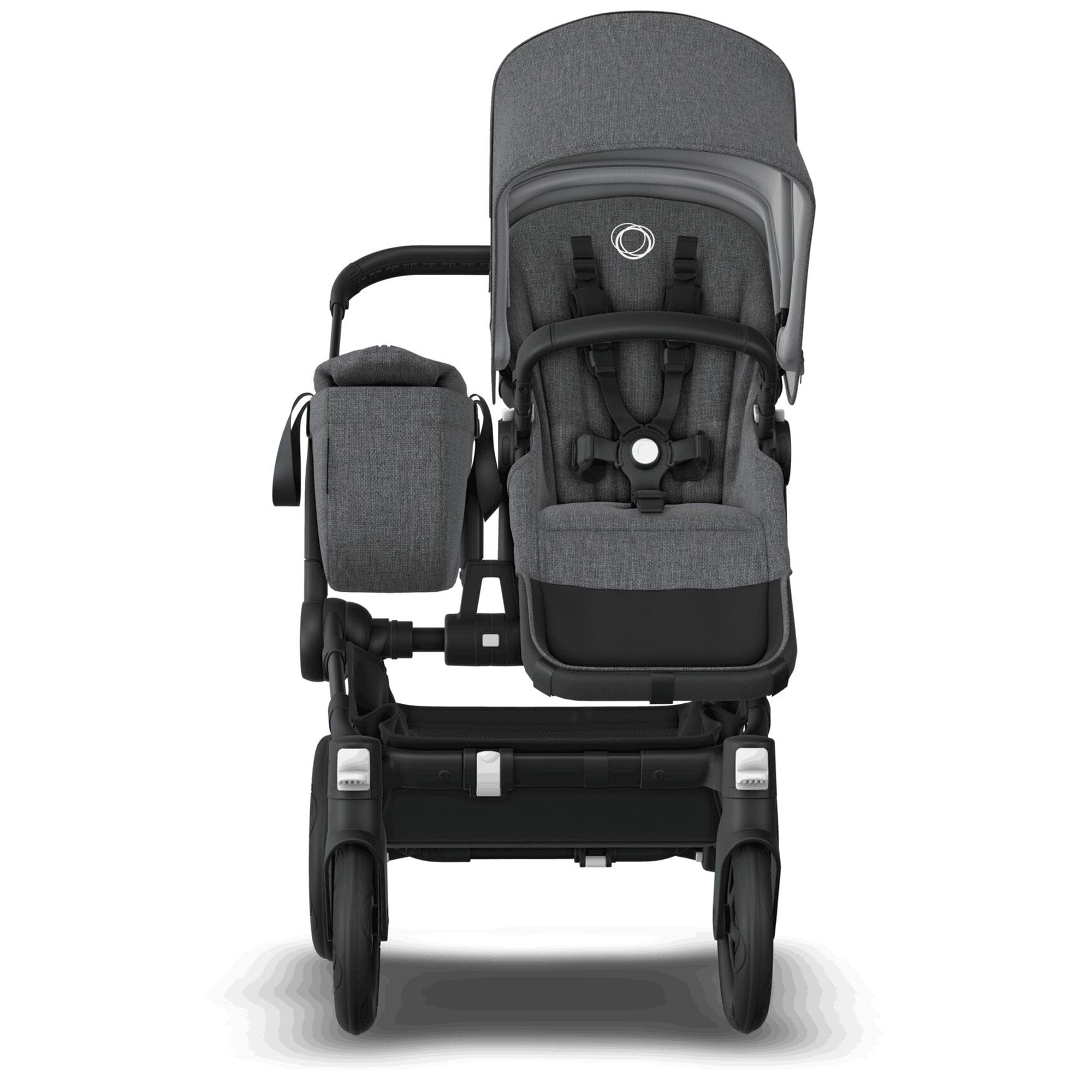 Bugaboo baby prams Bugaboo Donkey 5 Mono Complete Pushchair - Black/Grey Mélange 100000005