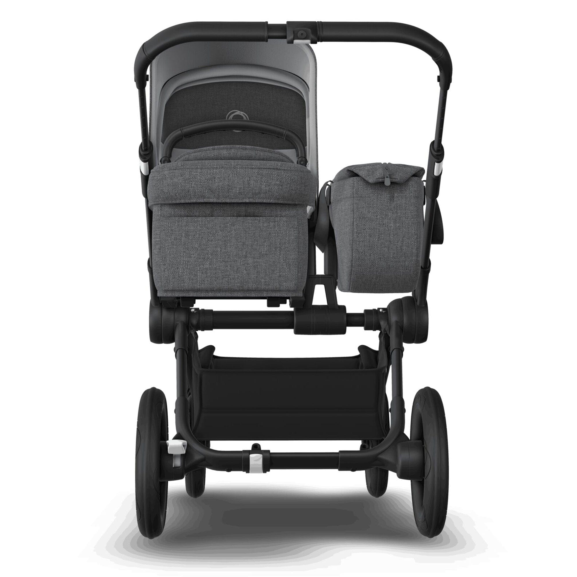 Bugaboo baby prams Bugaboo Donkey 5 Mono Complete Pushchair - Black/Grey Mélange 100000005