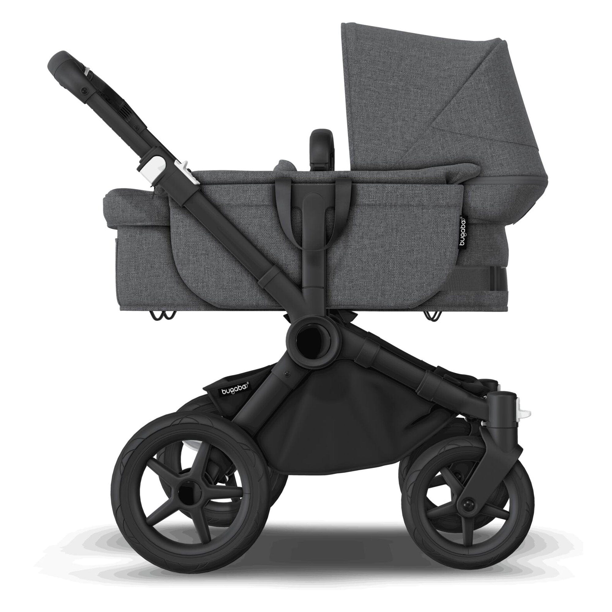 Bugaboo baby prams Bugaboo Donkey 5 Mono Complete Pushchair - Black/Grey Mélange 100000005