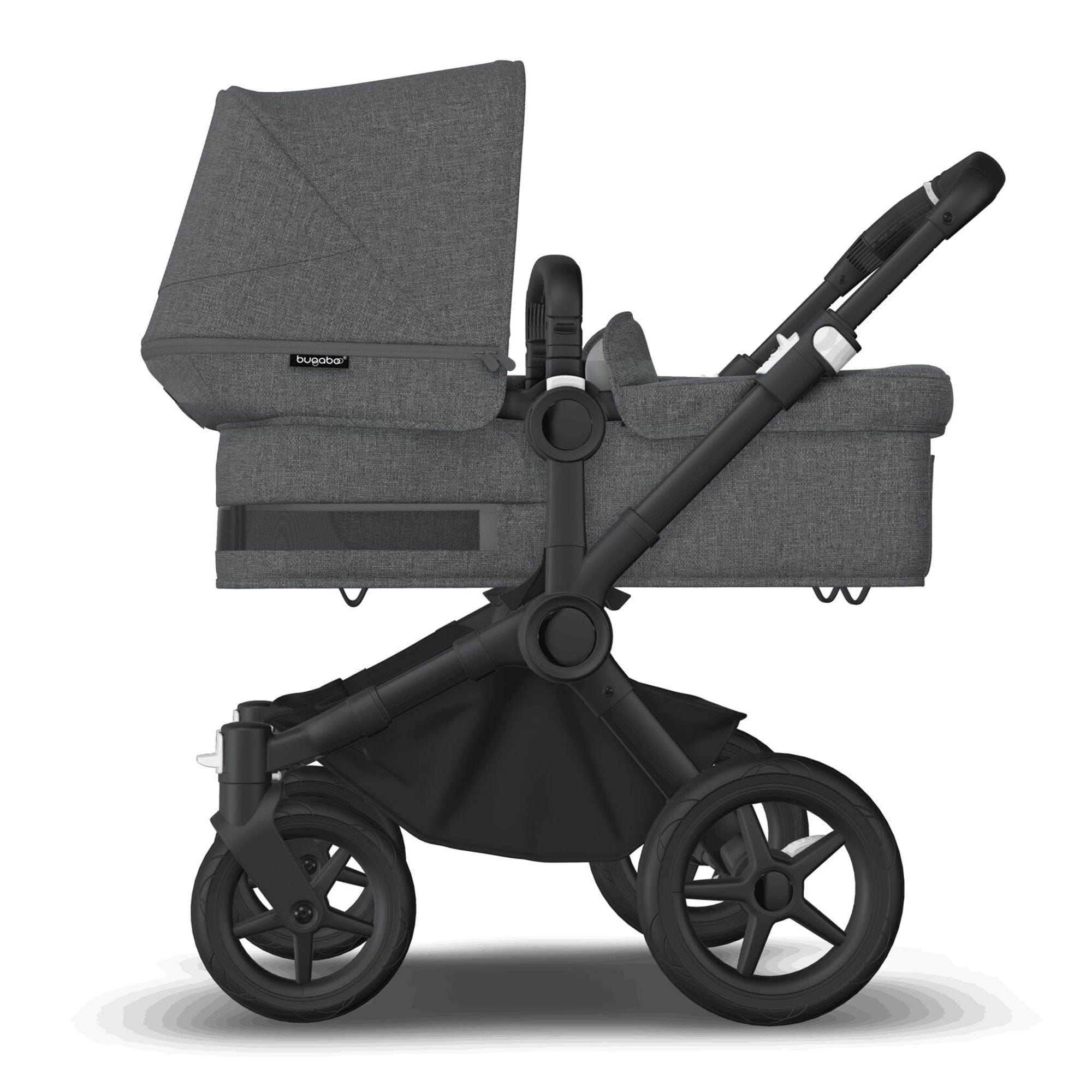 Bugaboo baby prams Bugaboo Donkey 5 Mono Complete Pushchair - Black/Grey Mélange 100000005
