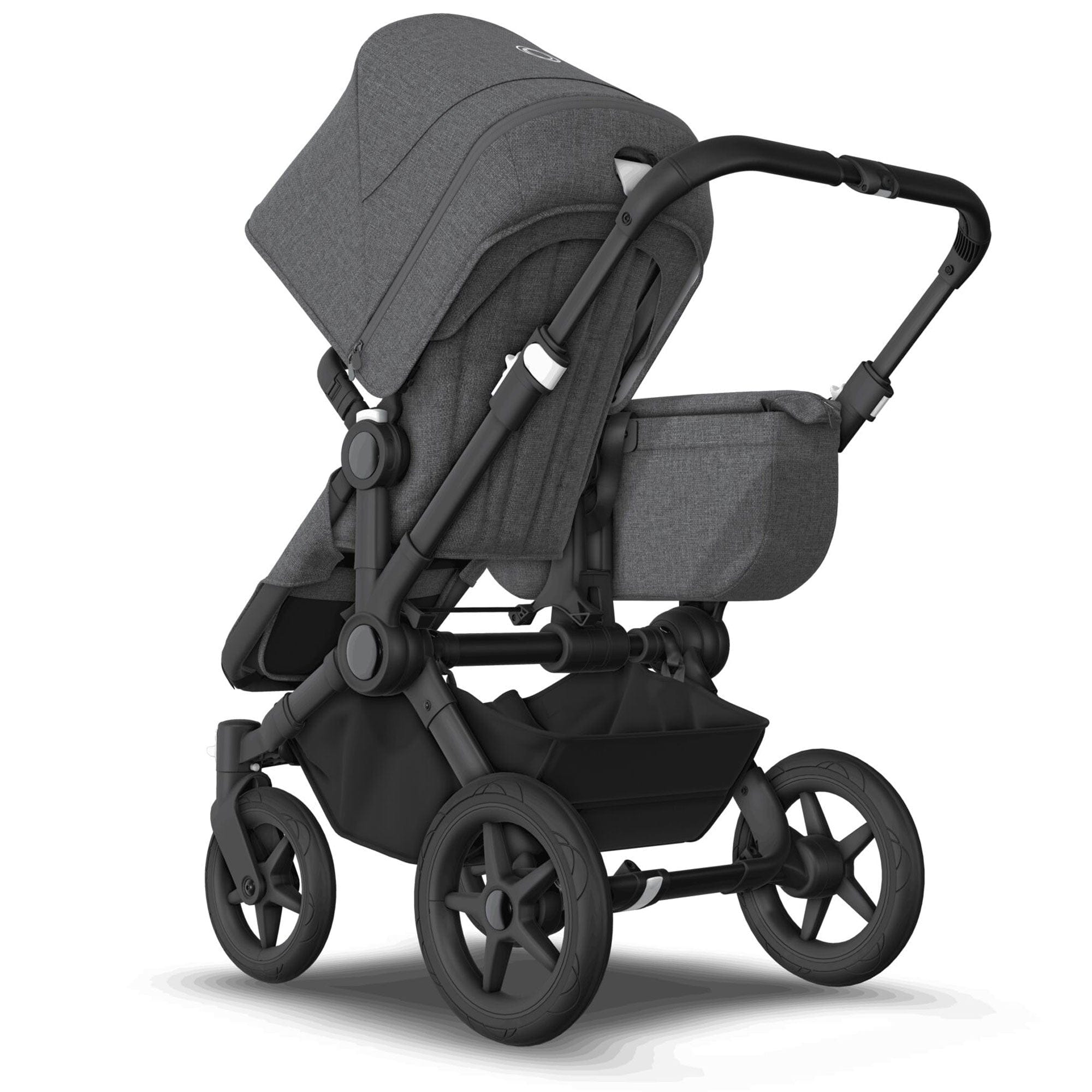 Bugaboo baby prams Bugaboo Donkey 5 Mono Complete Pushchair - Black/Grey Mélange 100000005