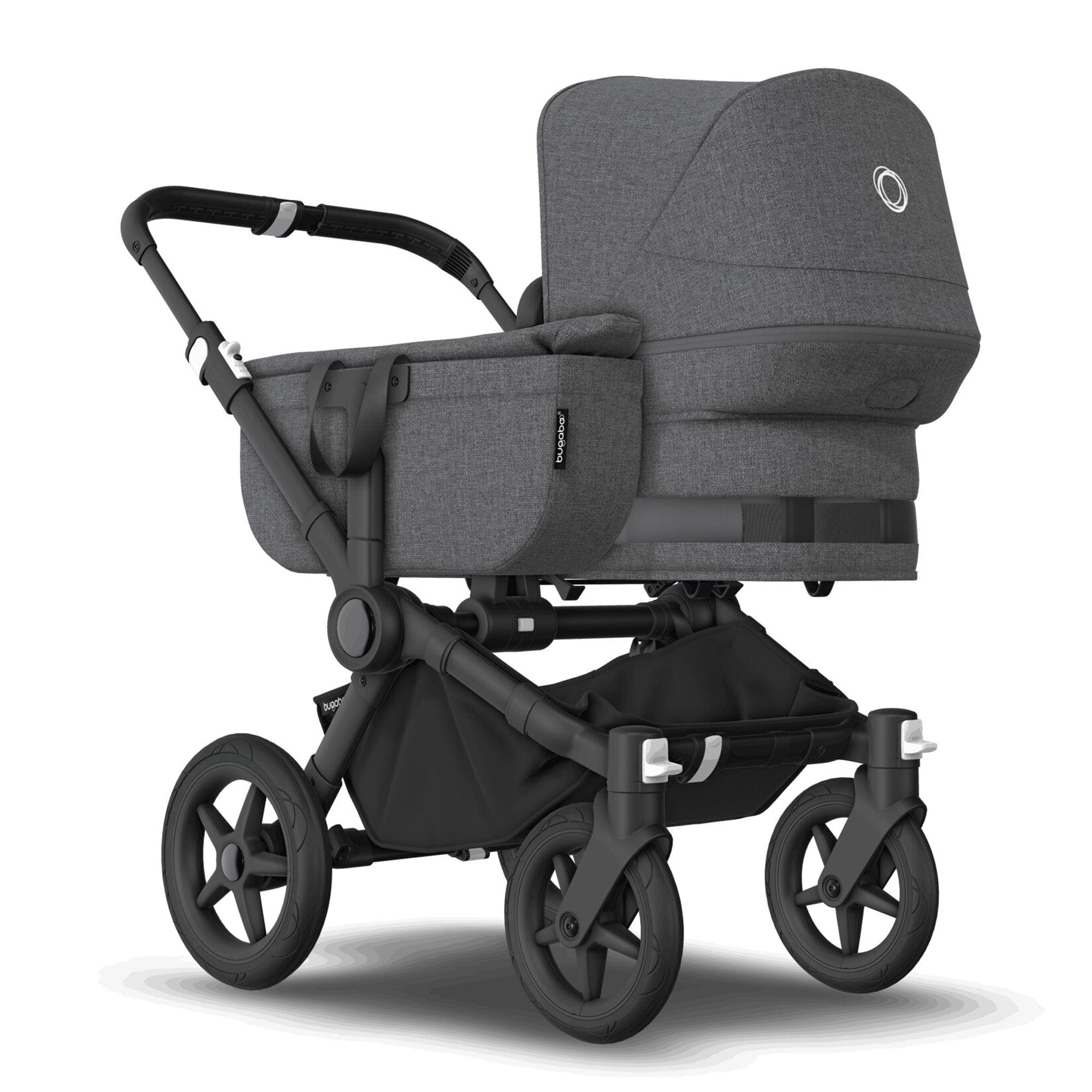 Bugaboo baby prams Bugaboo Donkey 5 Mono Complete Pushchair - Black/Grey Mélange 100000005