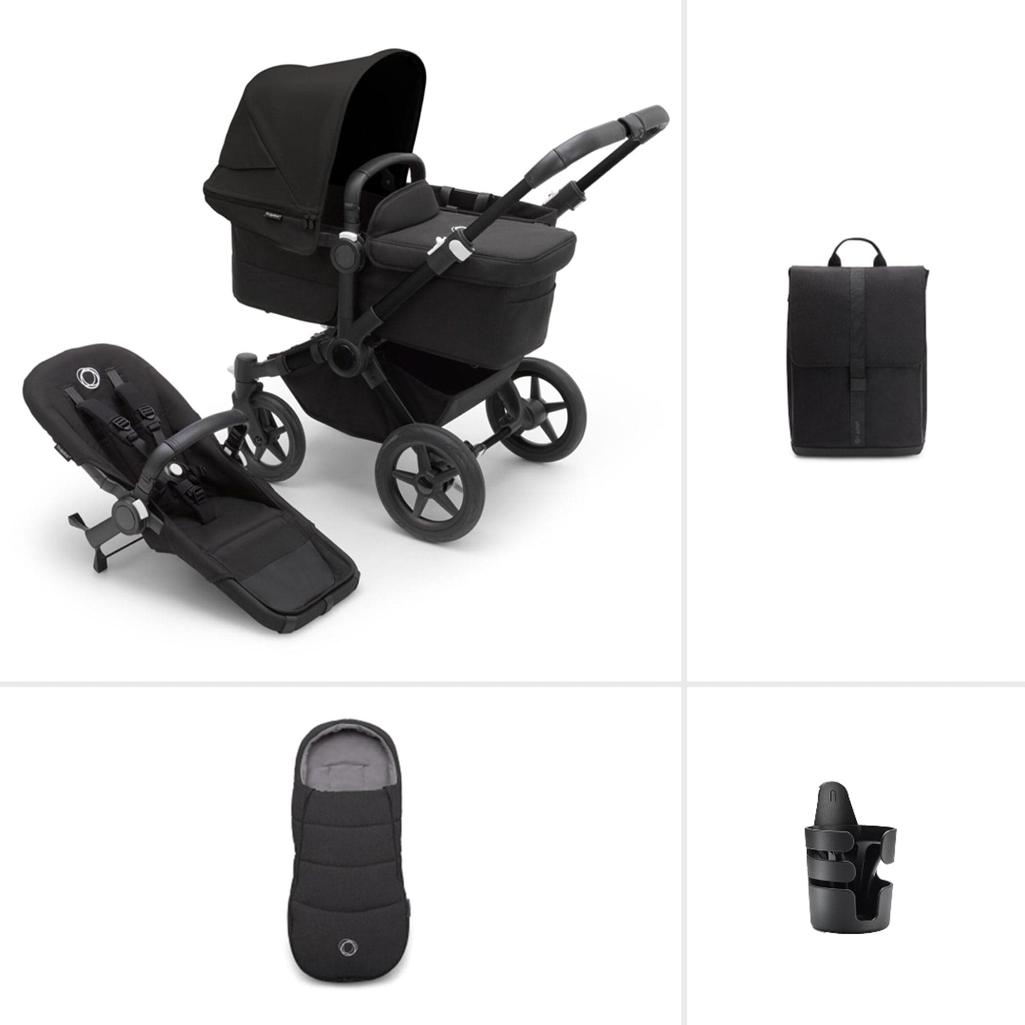 Bugaboo baby prams Bugaboo Donkey 5 Mono Essential Bundle - Black 20325-MON-ESS-1