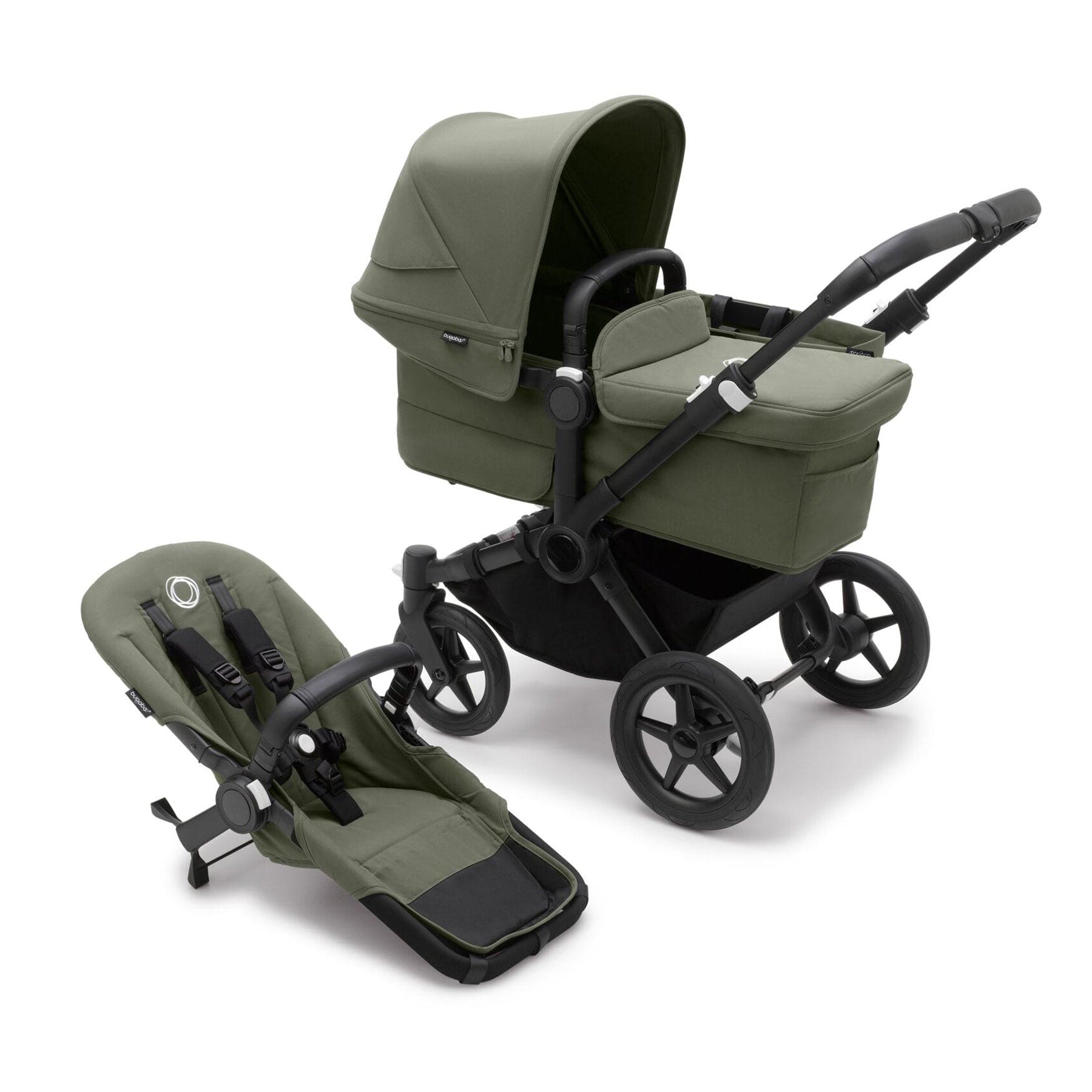 Bugaboo baby prams Bugaboo Donkey 5 Mono Essential Bundle - Forest Green 20325-MON-ESS-3
