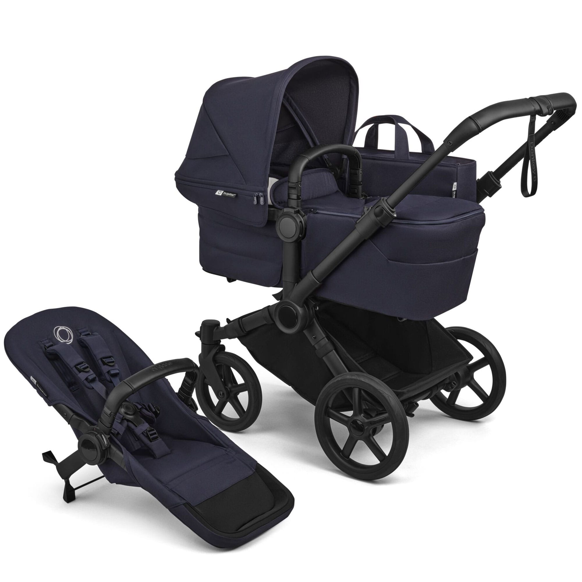 Bugaboo baby prams Bugaboo Donkey 6 Single Complete Pushchair - Deep Indigo 100370016