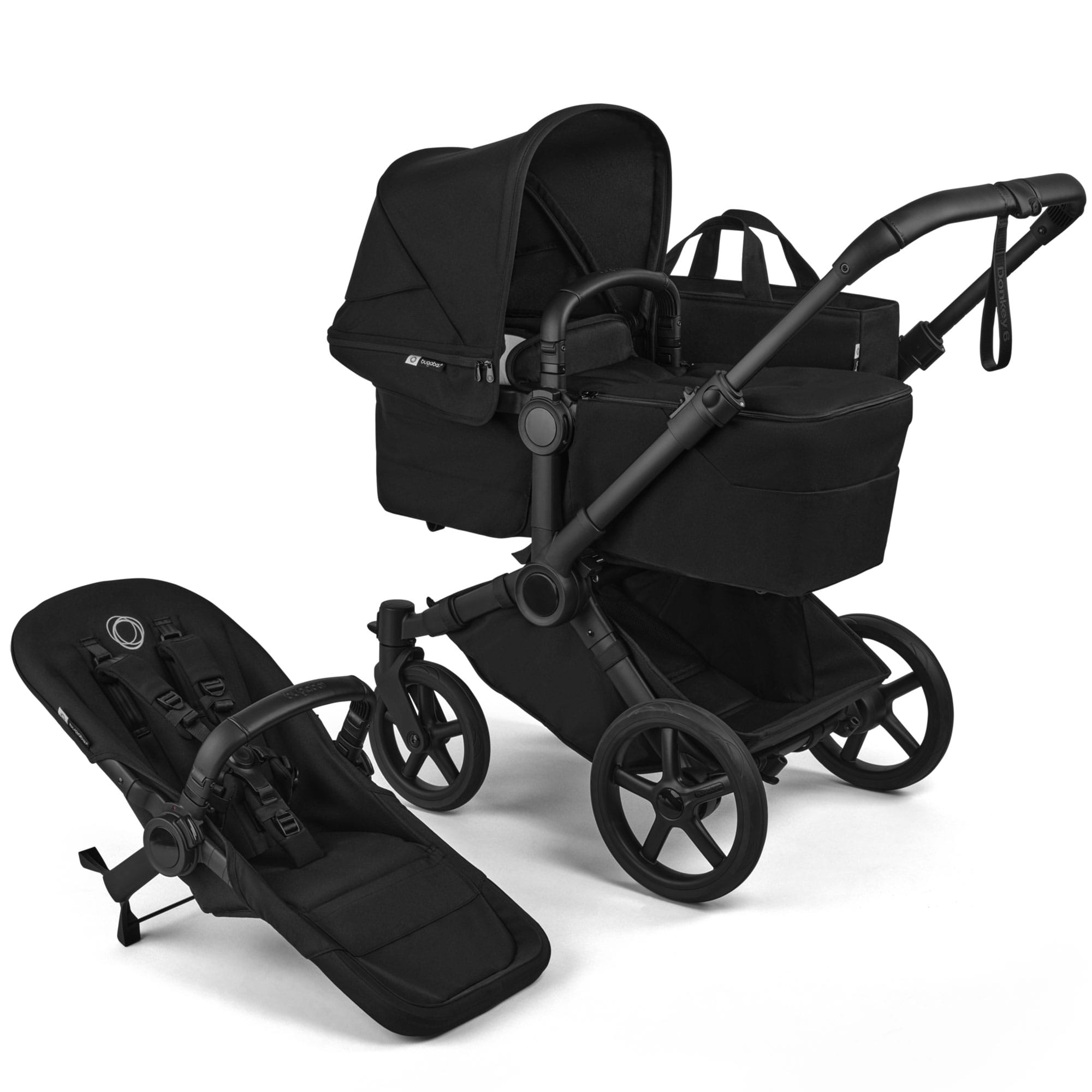 Bugaboo baby prams Bugaboo Donkey 6 Single Complete Pushchair - Heritage Black 100370015