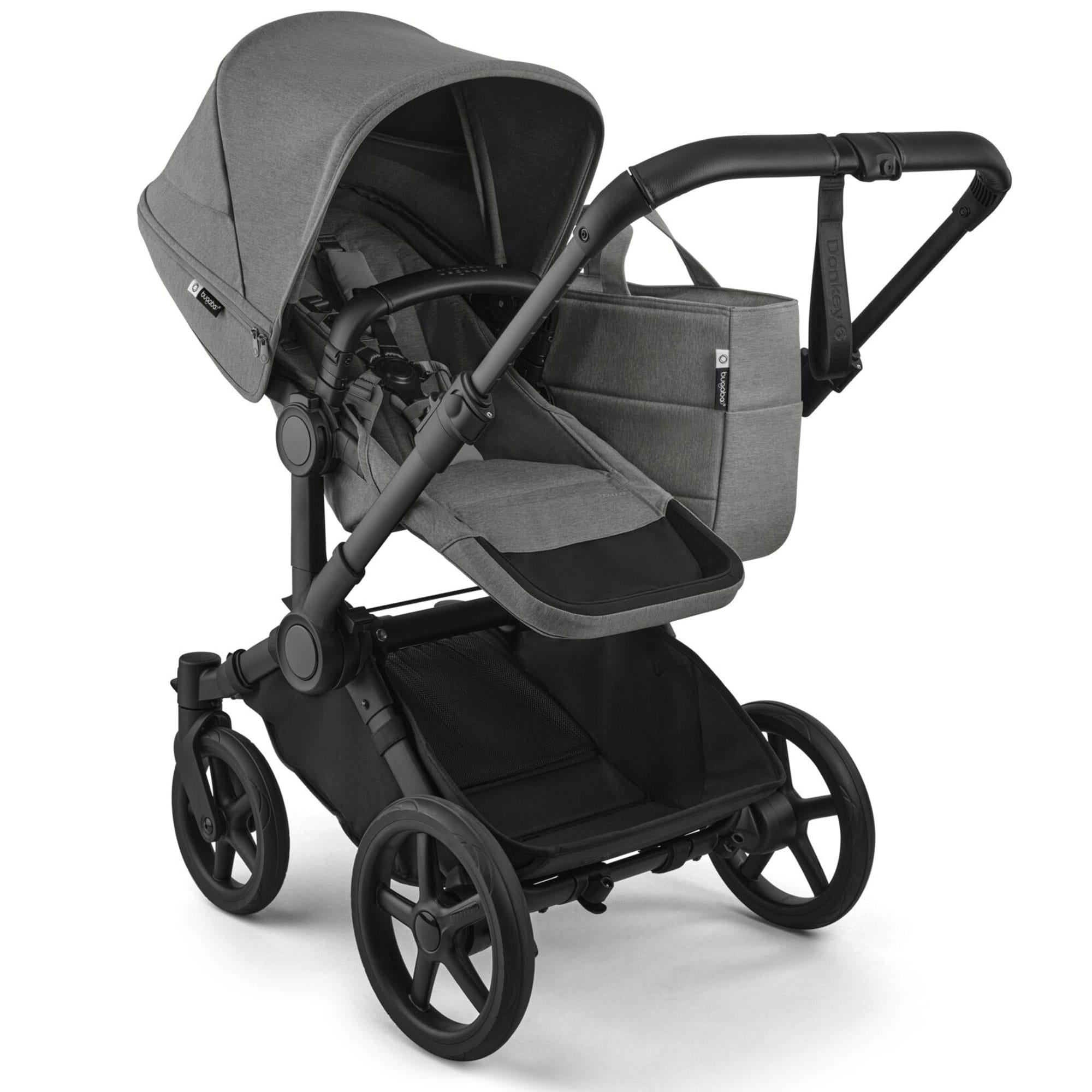 Bugaboo baby prams Bugaboo Donkey 6 Single Complete Pushchair - Moon Grey 100370017