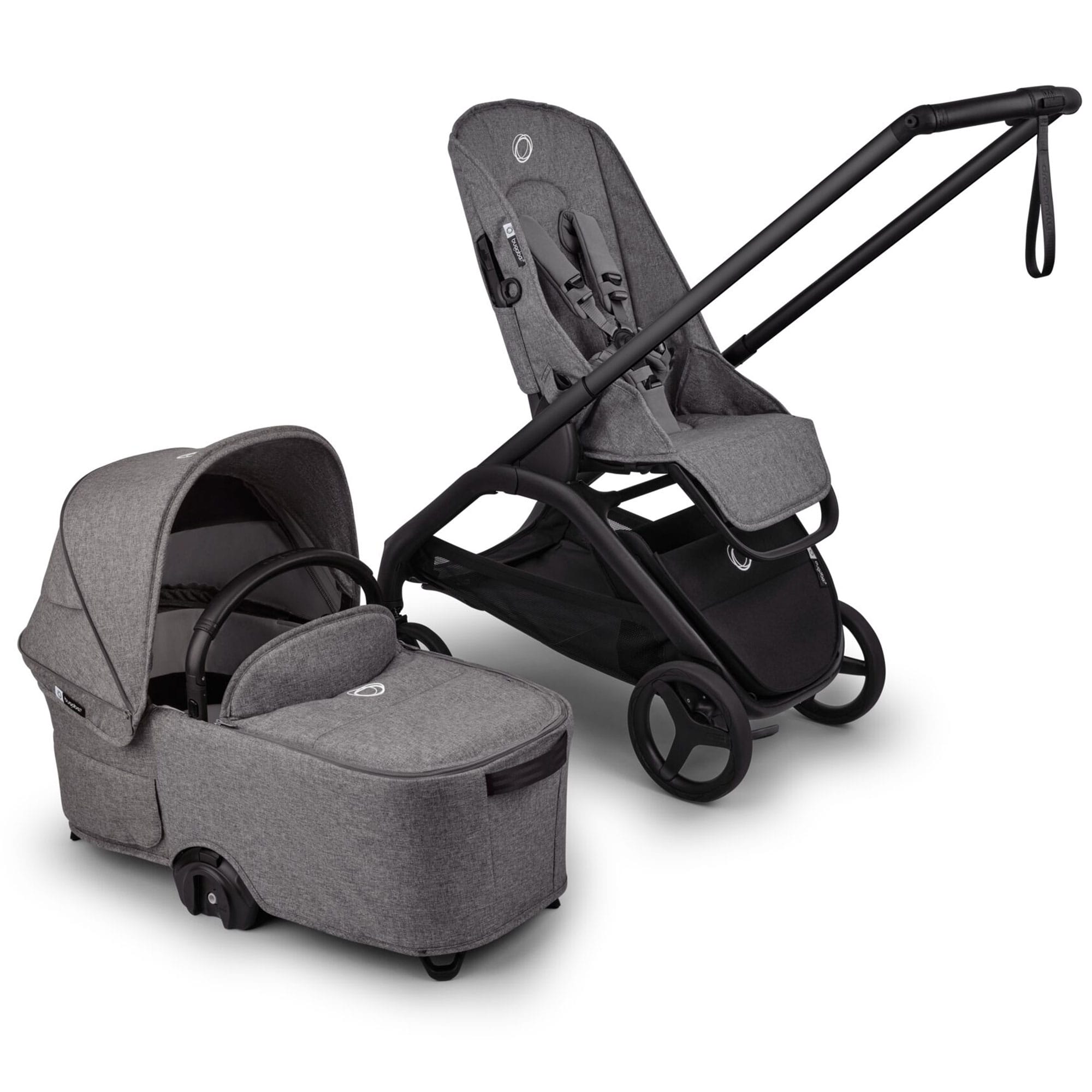 Bugaboo baby prams Bugaboo Dragonfly Plus Essential Stroller Bundle - Grey Melange BUG-DFLY-PLUS-ESS-4