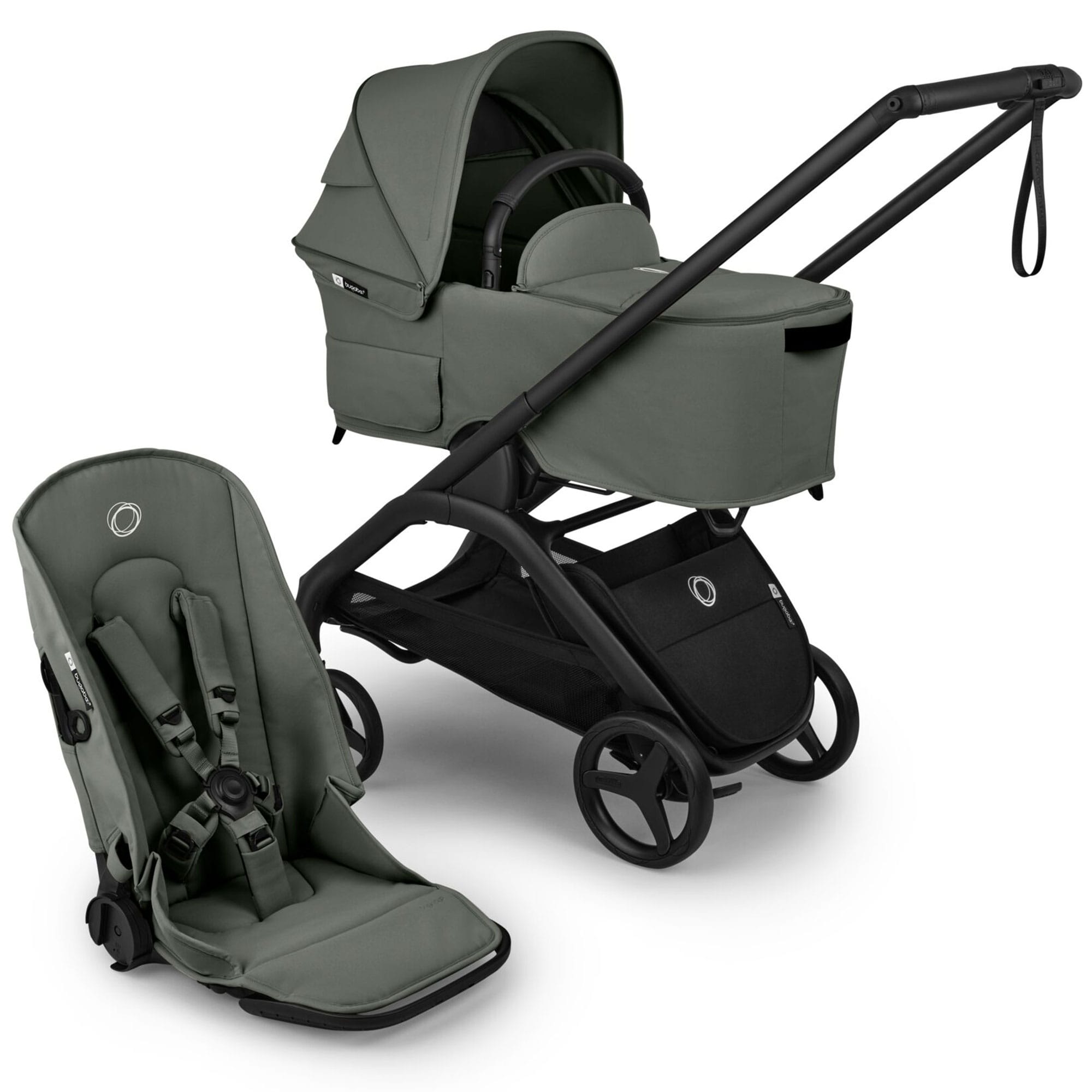 Bugaboo baby prams Bugaboo Dragonfly Plus Pram - Forest Green BUG-DFLY-PLUS-PRM-5