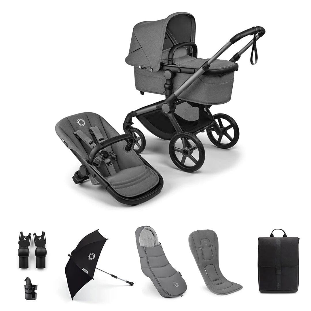 Bugaboo baby prams Bugaboo Fox 5 Renew Complete Bundle - Moon Grey 18882-COMP-GRE