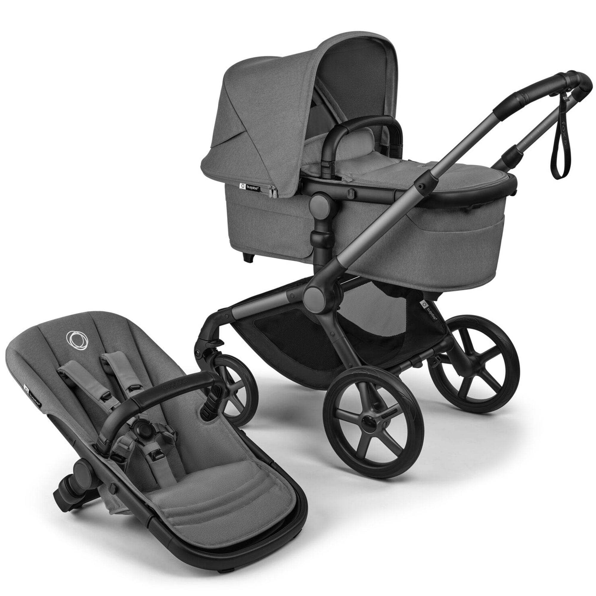 Bugaboo baby prams Bugaboo Fox 5 Renew Complete Bundle - Moon Grey 18882-COMP-GRE
